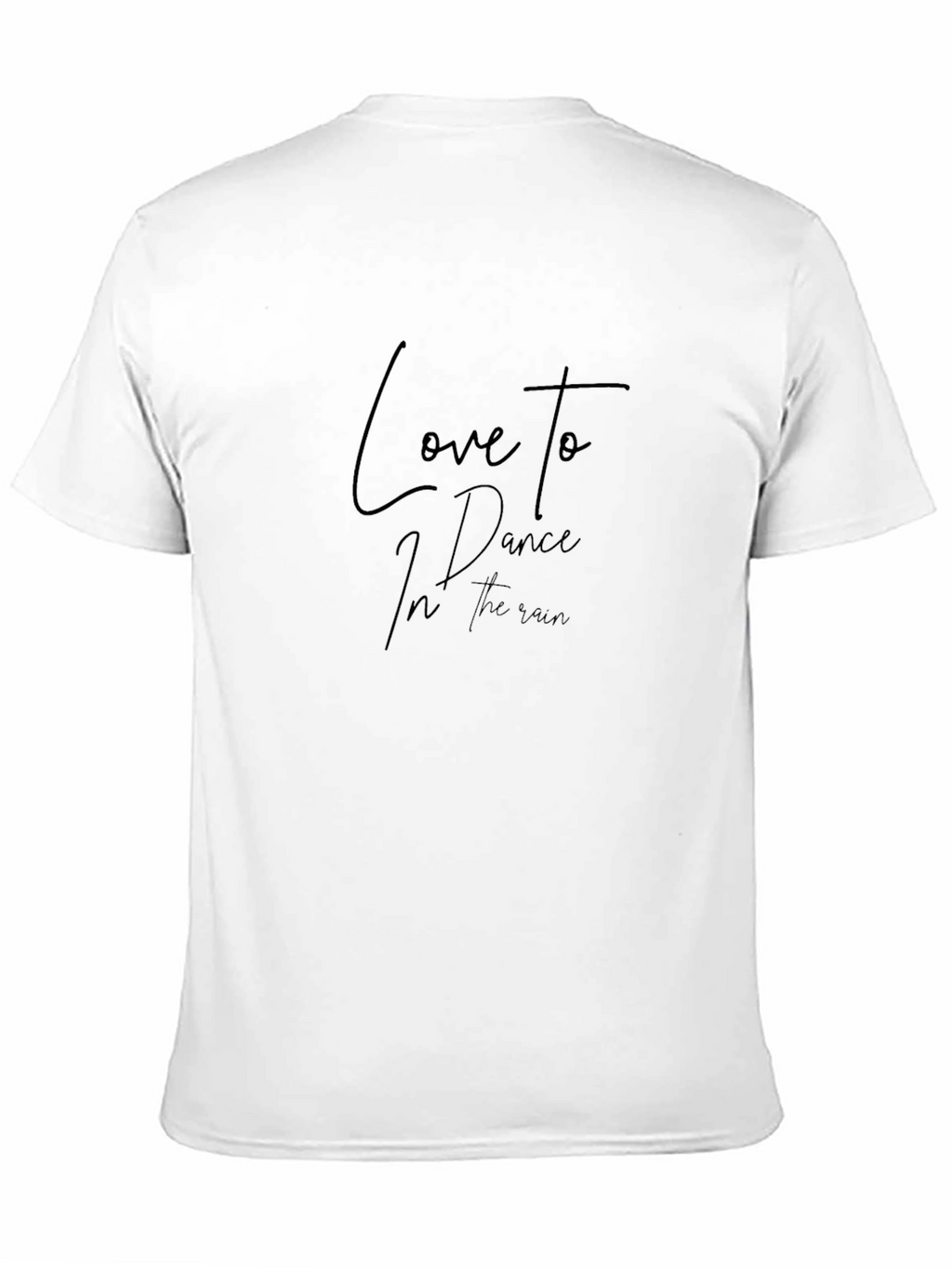 Love to Dance in the Rain Black Graphic Tee
