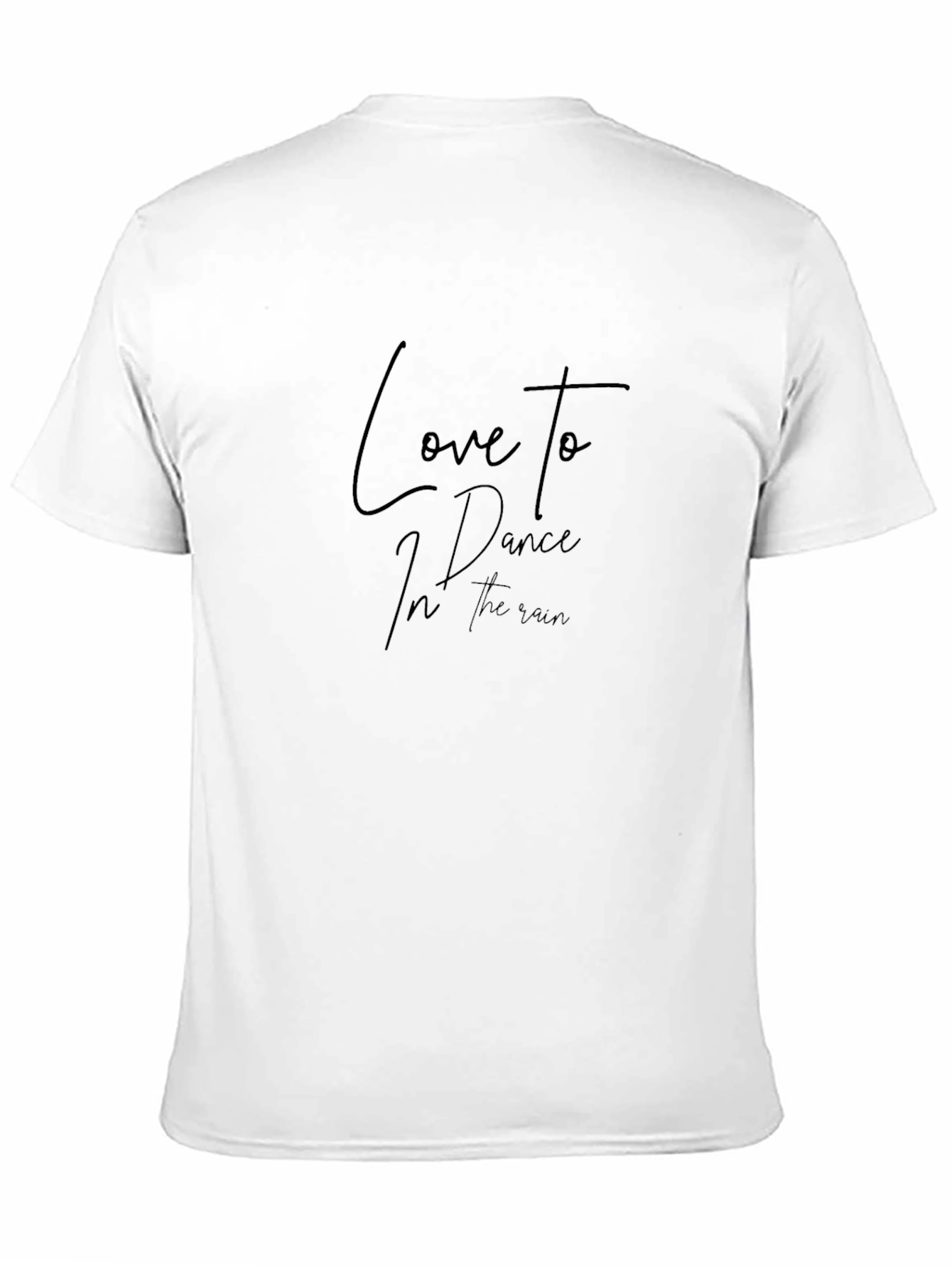 Love to Dance in the Rain Black Graphic Tee