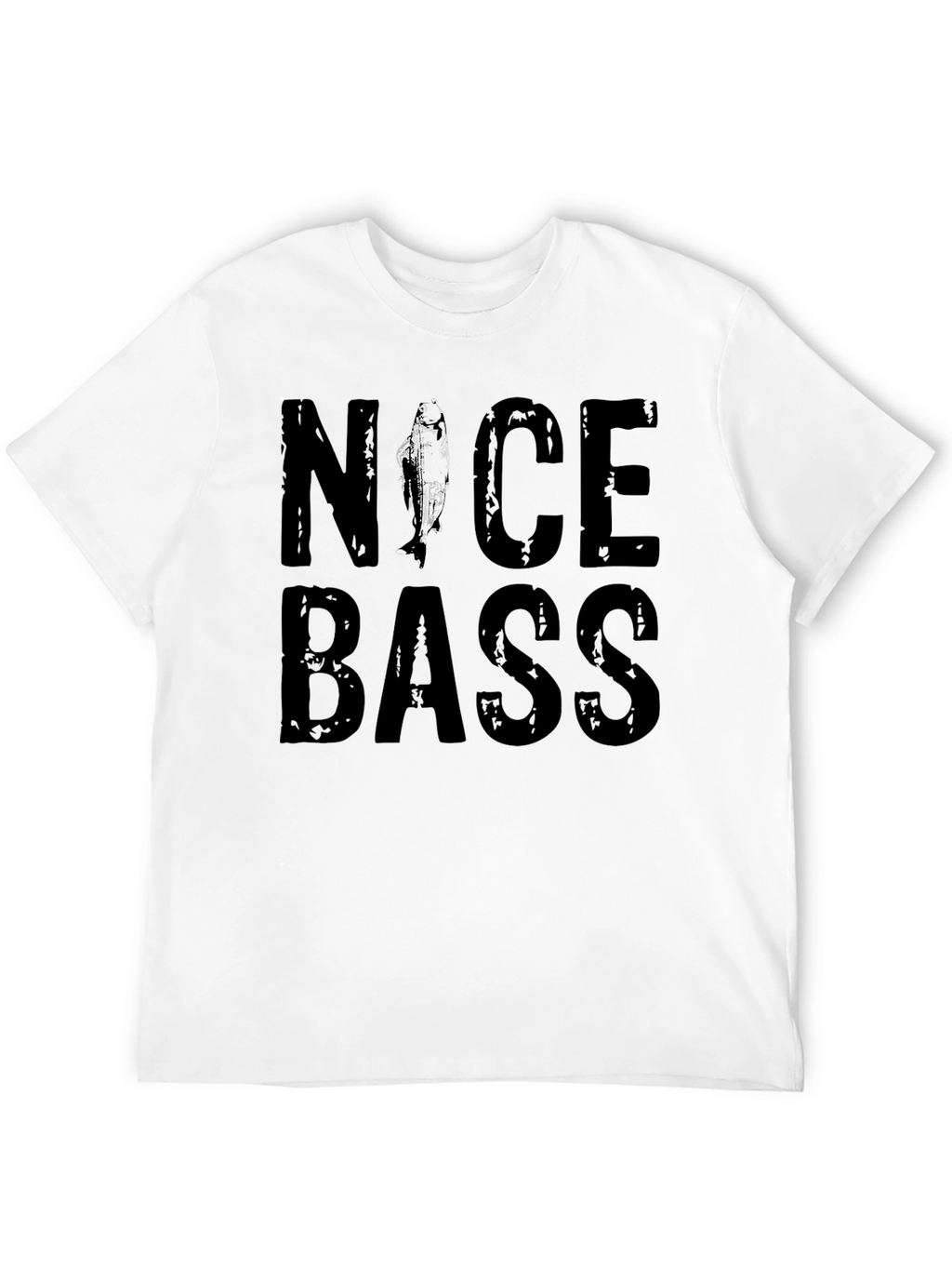 Nice Bass Graphic Tee - Fishing T-Shirt
