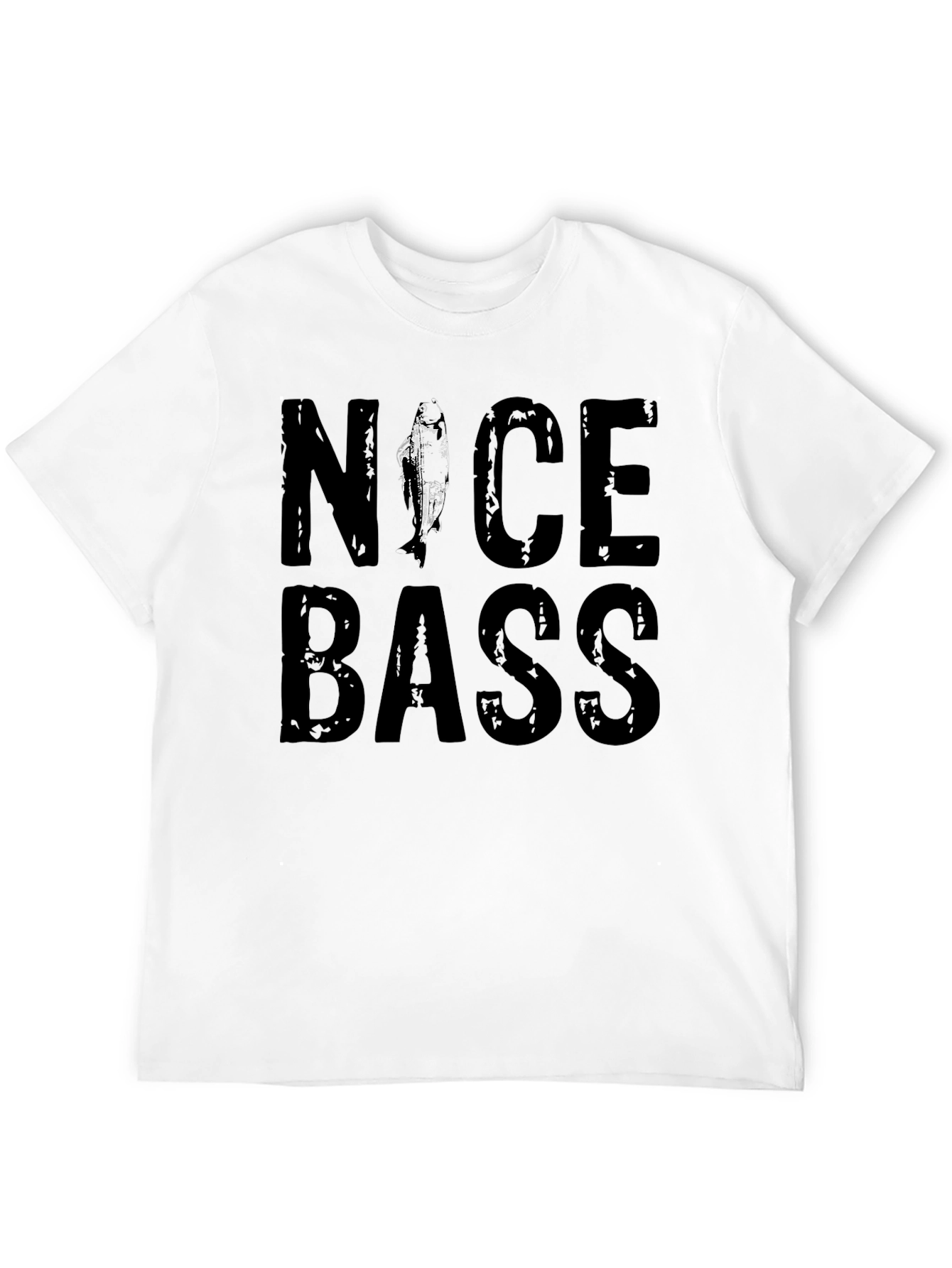 Nice Bass Graphic Tee - Fishing T-Shirt