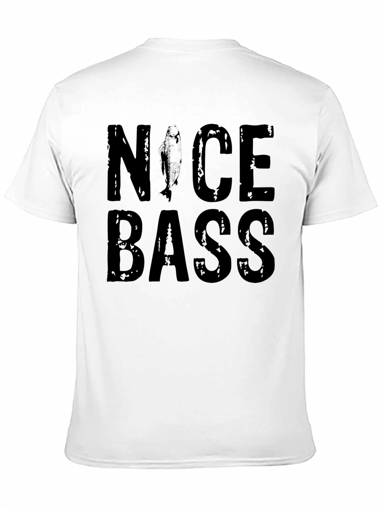 Nice Bass Graphic Tee - Fishing T-Shirt