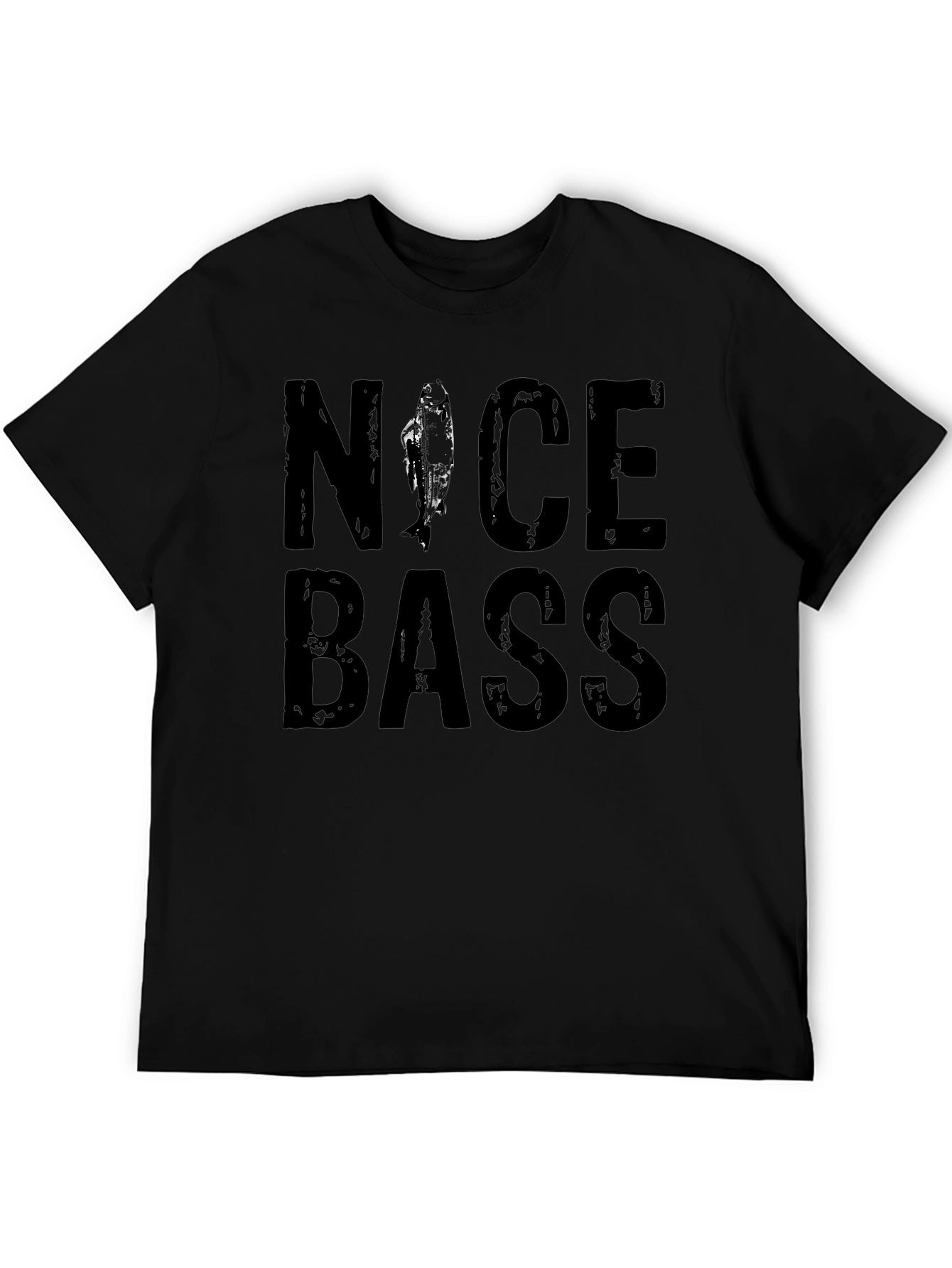 Nice Bass Graphic Tee - Fishing T-Shirt