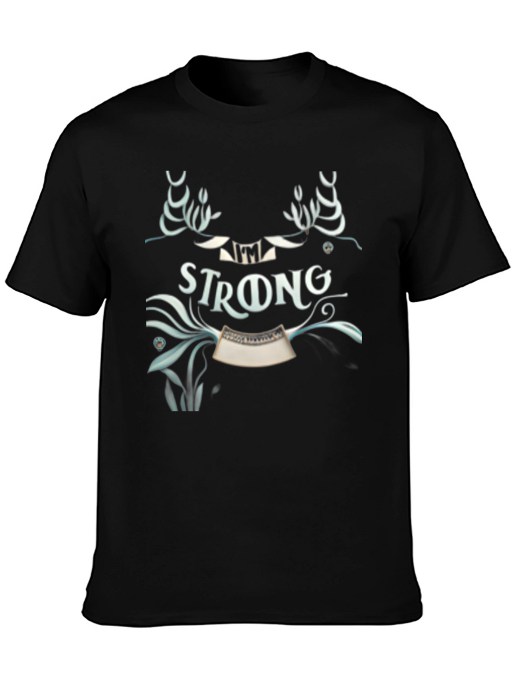 Im Strong Graphic Tee - Black