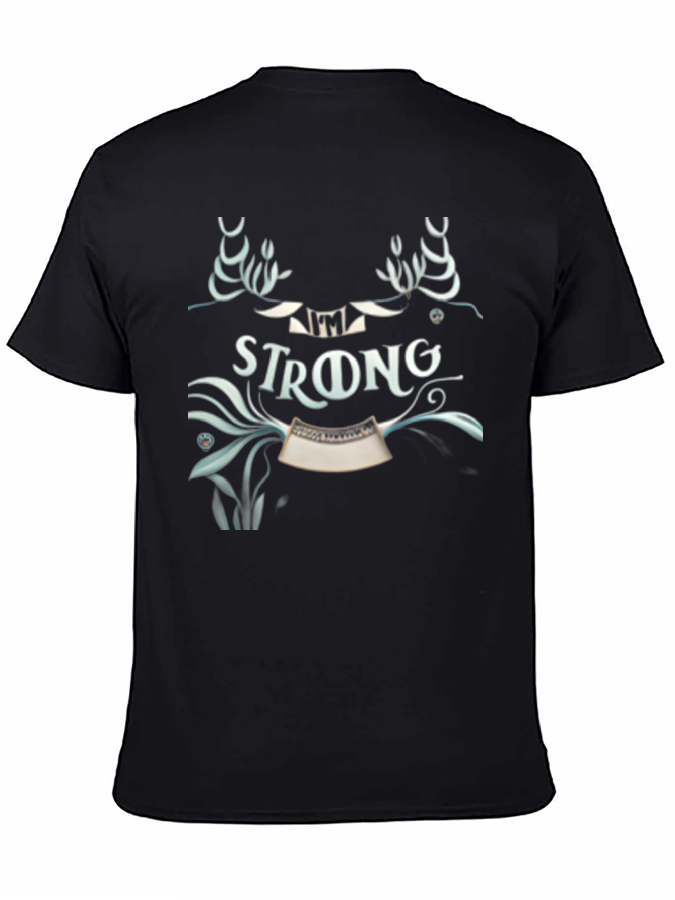 Im Strong Graphic Tee - Black