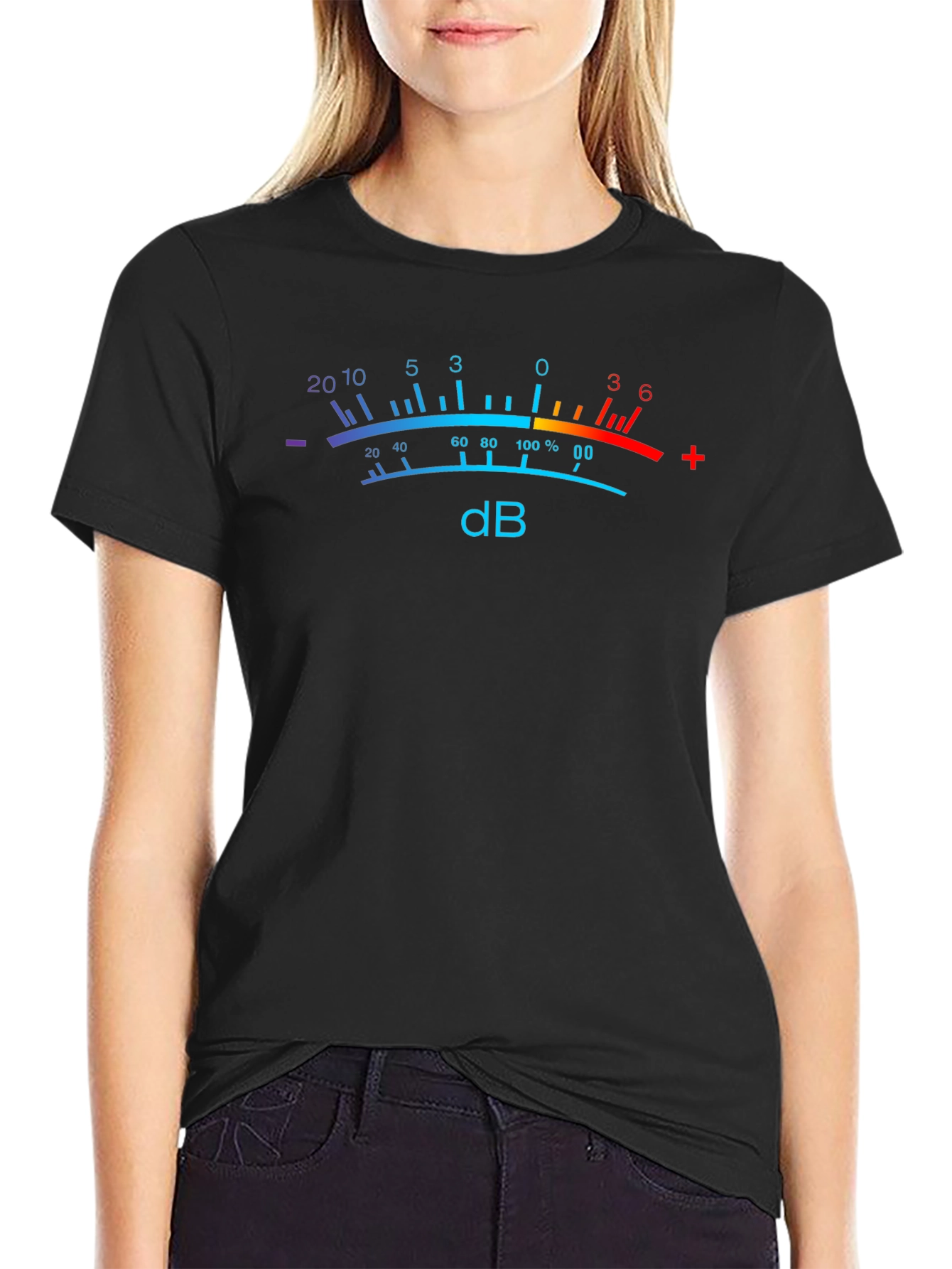 dB Meter Graphic Tee - Sound Level T-Shirt