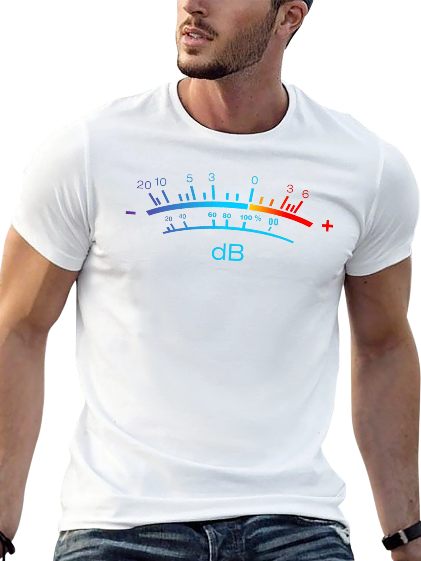 dB Meter Graphic Tee - Sound Level T-Shirt