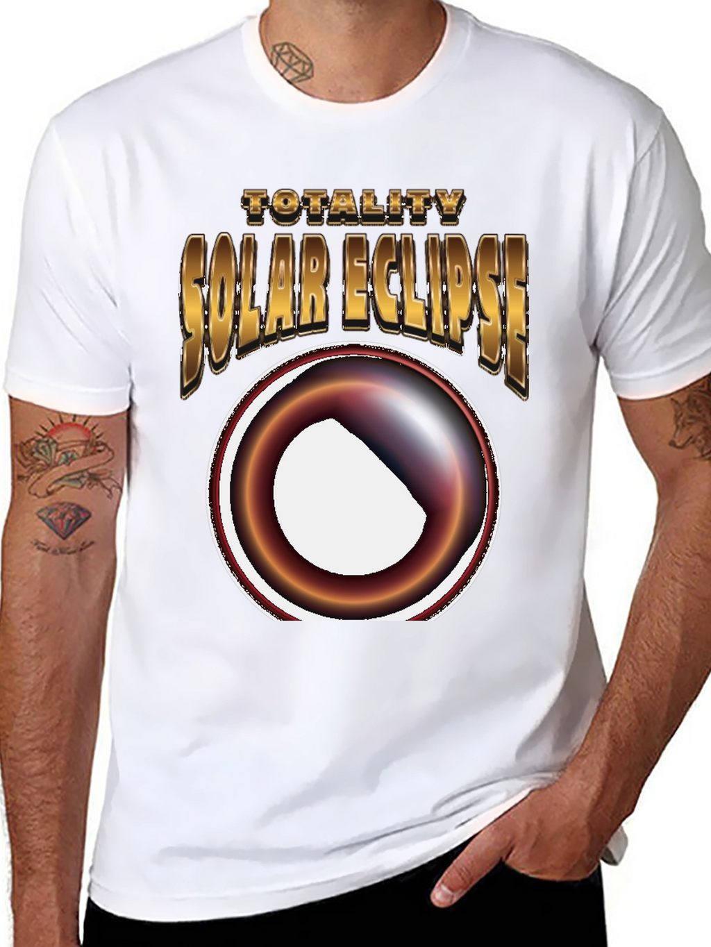 Totality Solar Eclipse Black T-Shirt