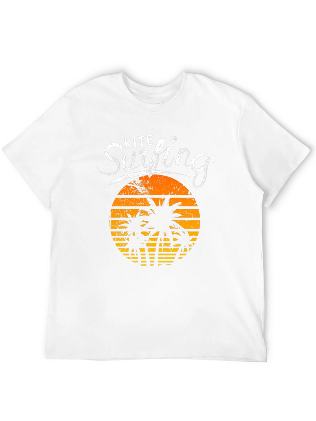 Kite Surfing Black Graphic Tee