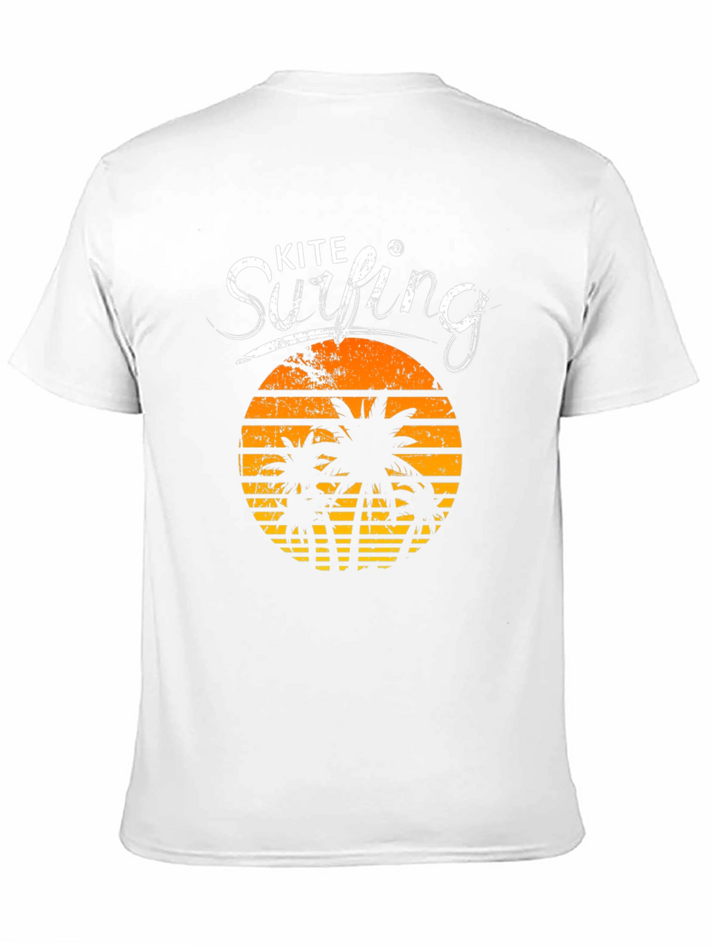 Kite Surfing Black Graphic Tee
