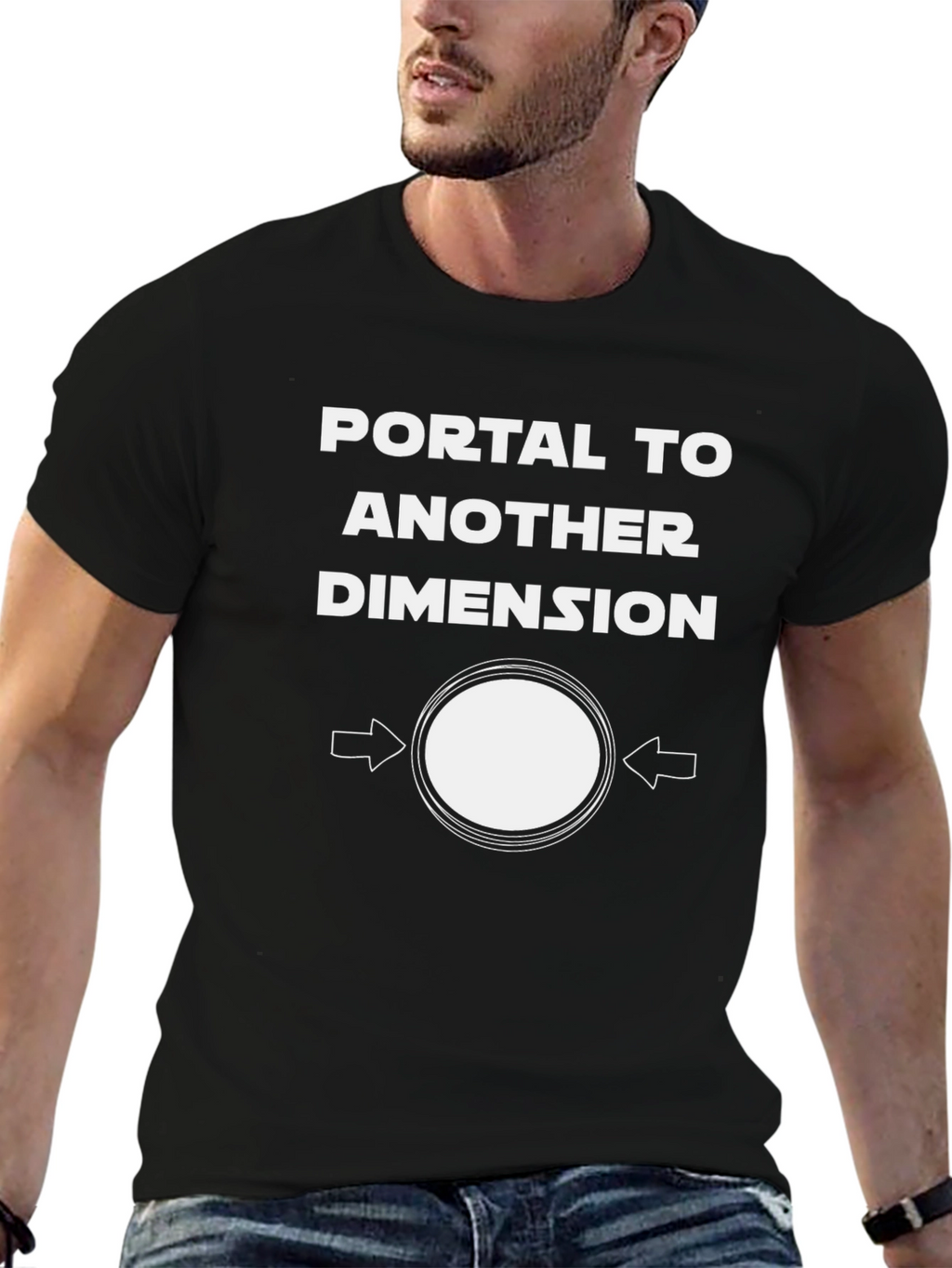 Portal to Another Dimension Graphic T-Shirt