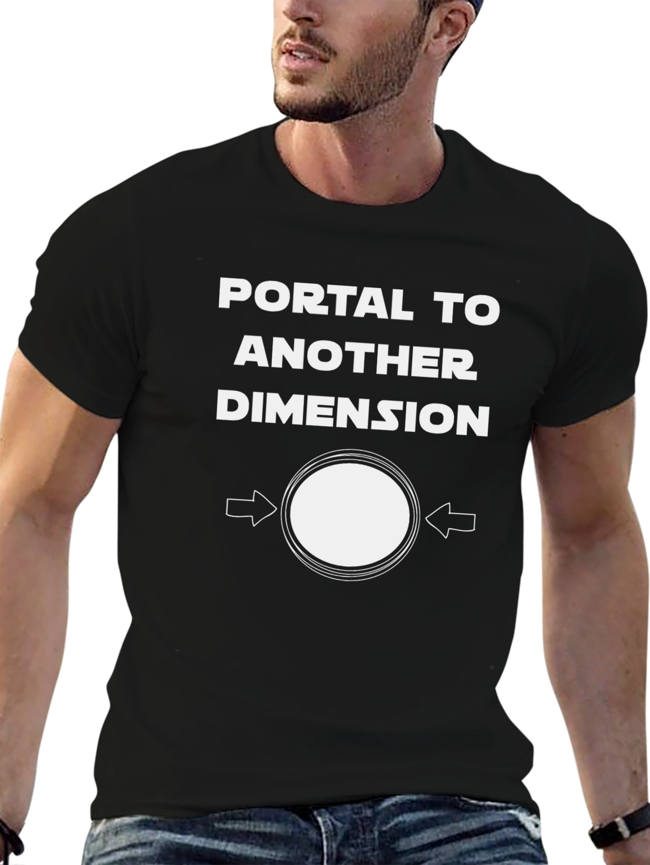 Portal to Another Dimension Graphic T-Shirt