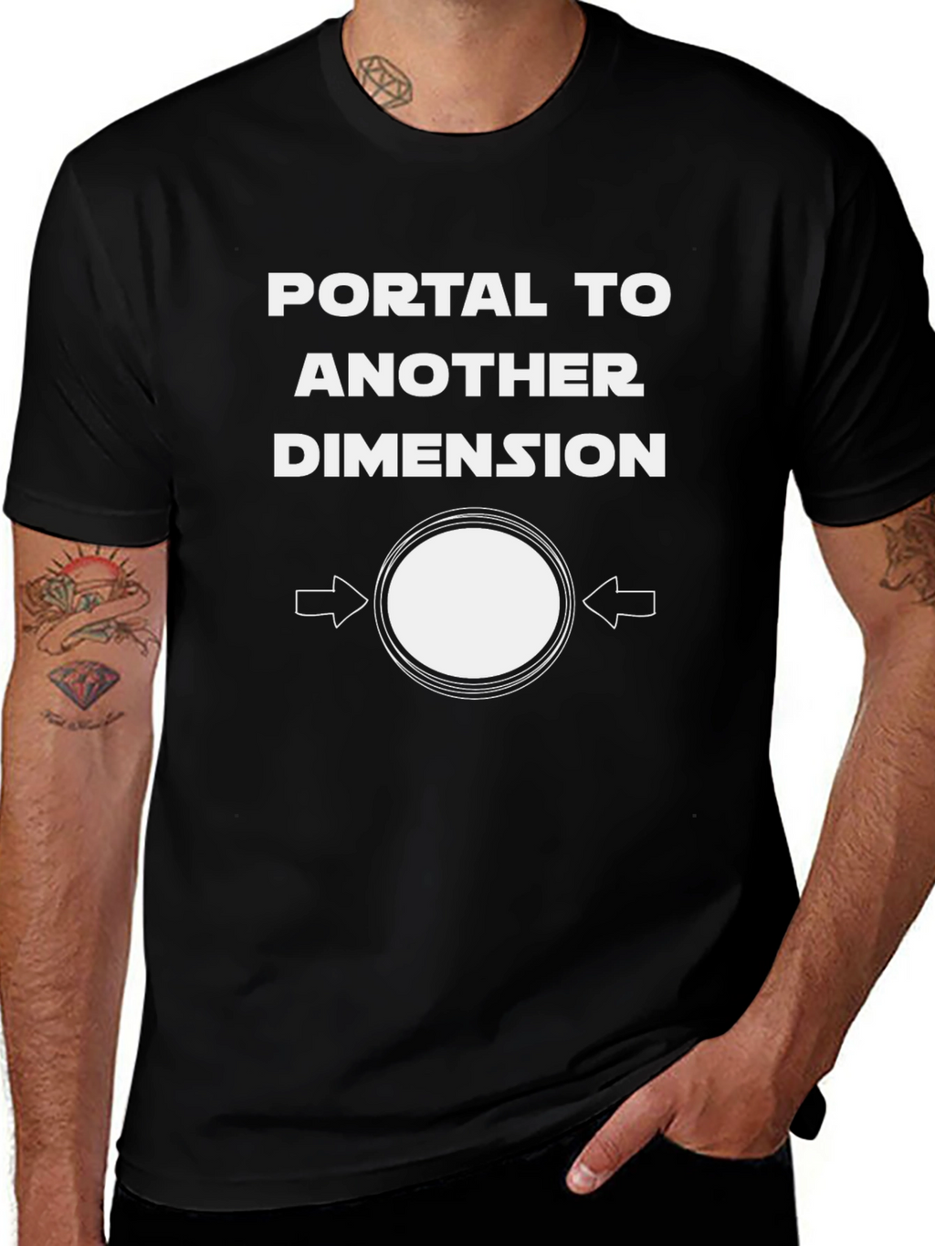 Portal to Another Dimension Graphic T-Shirt
