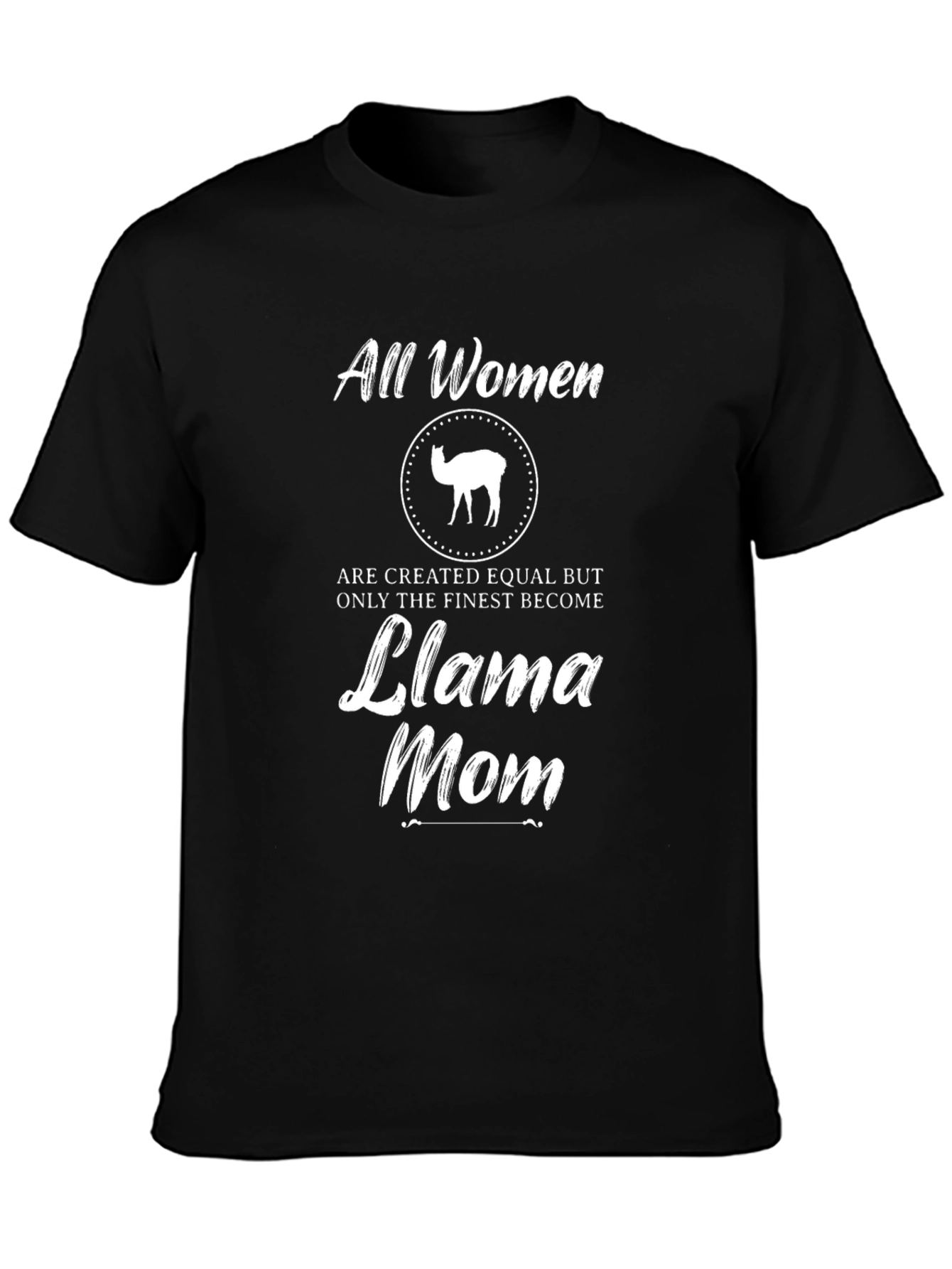 All Women Llama Mom T-Shirt
