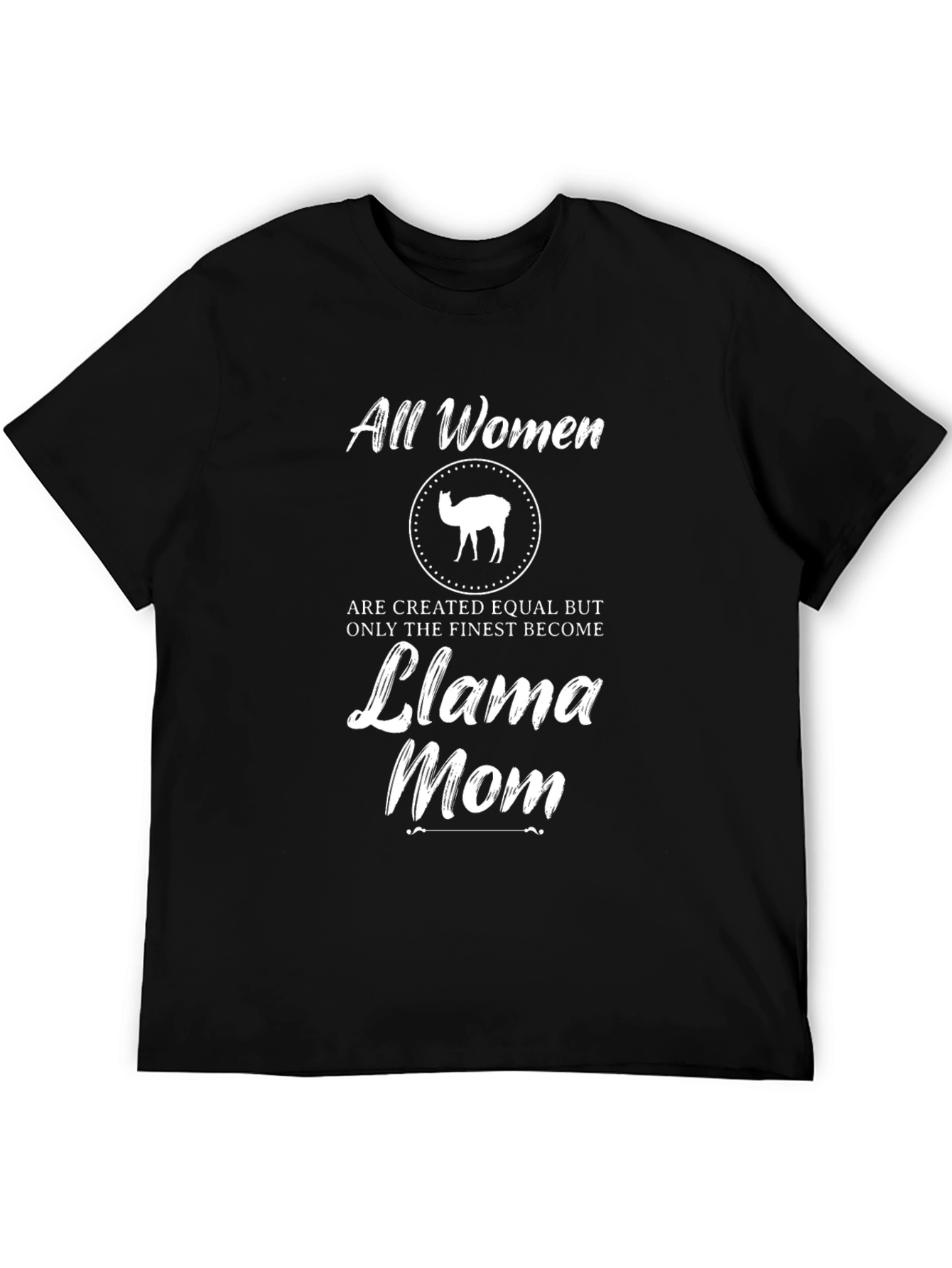 All Women Llama Mom T-Shirt