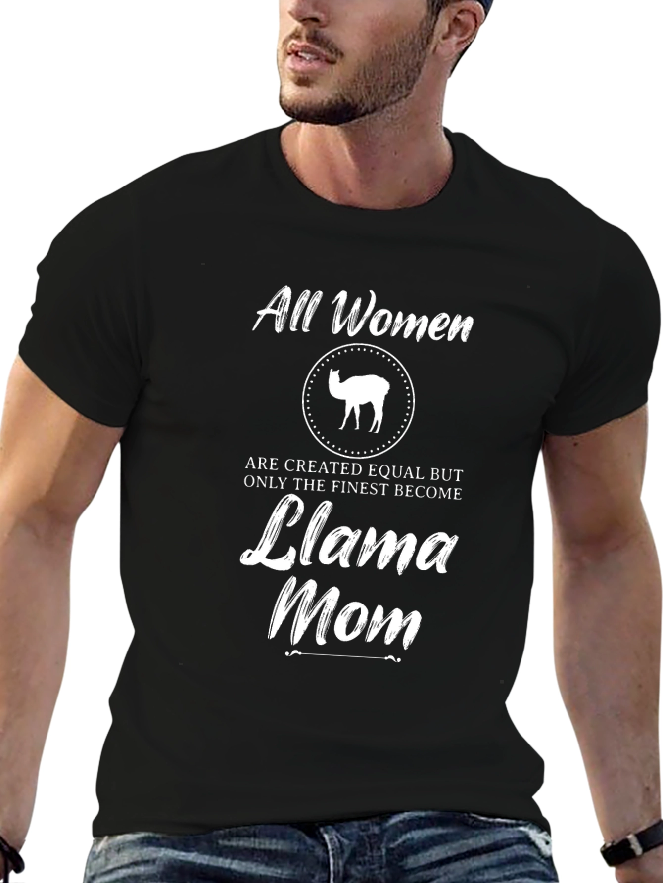 All Women Llama Mom T-Shirt