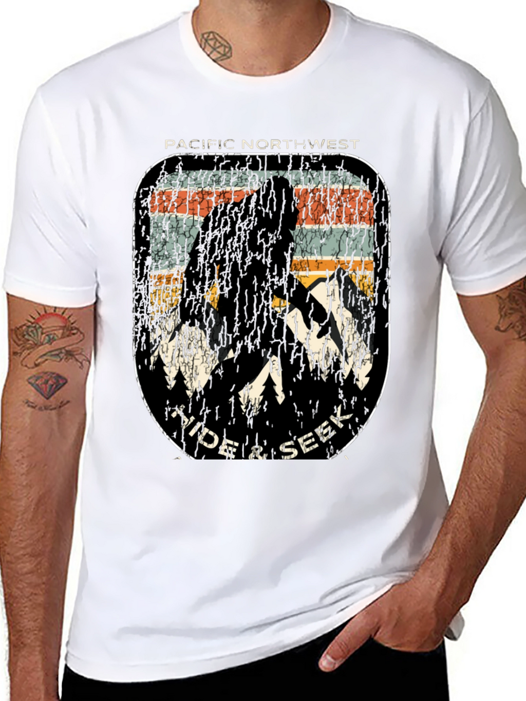 Pacific Northwest Hide & Seek Bigfoot T-Shirt