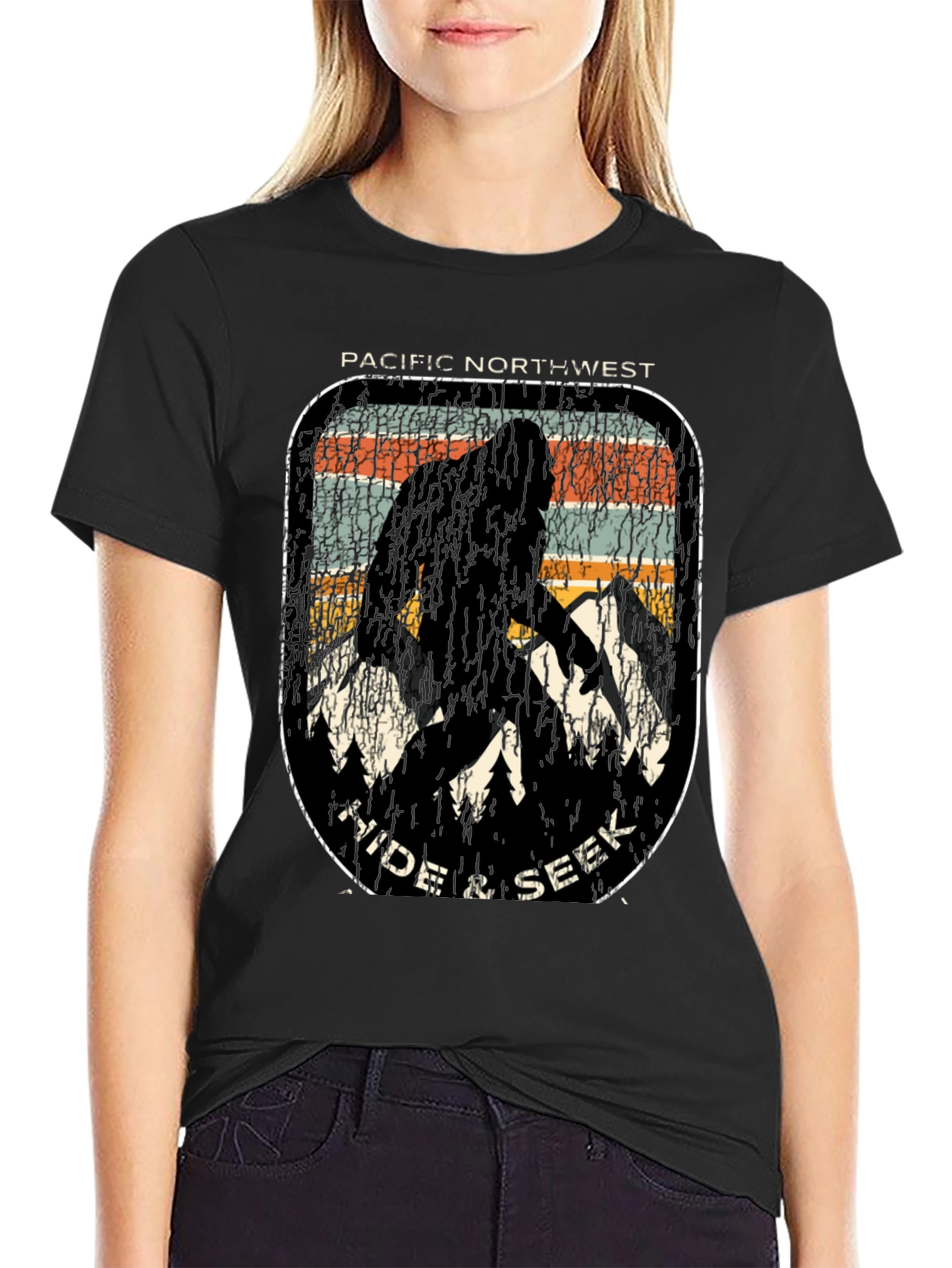 Pacific Northwest Hide & Seek Bigfoot T-Shirt