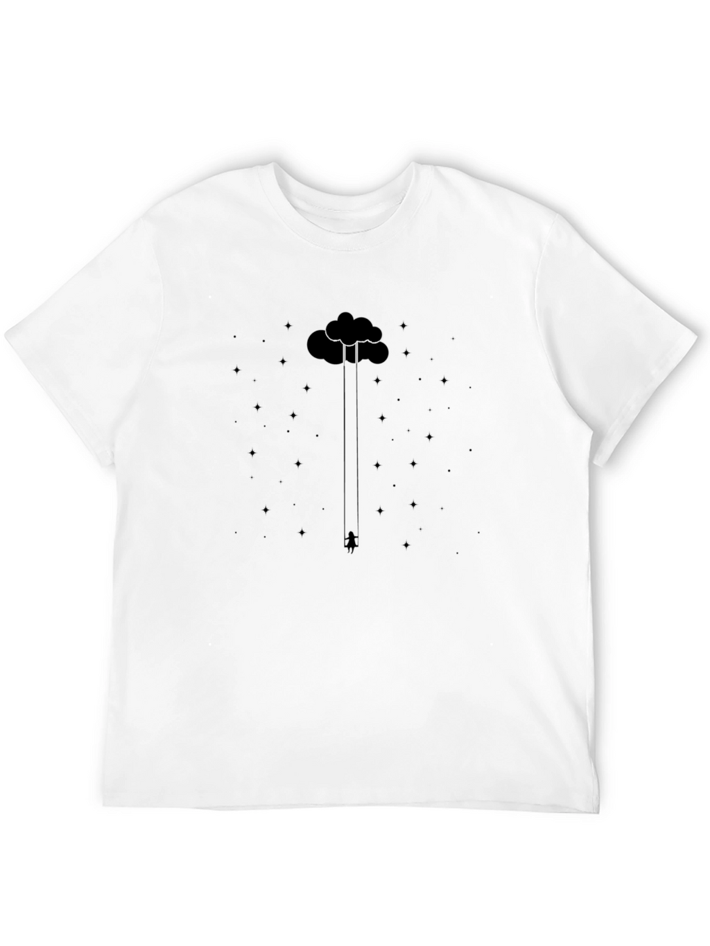 Cloud Climber Graphic Tee - Soft Black T-Shirt