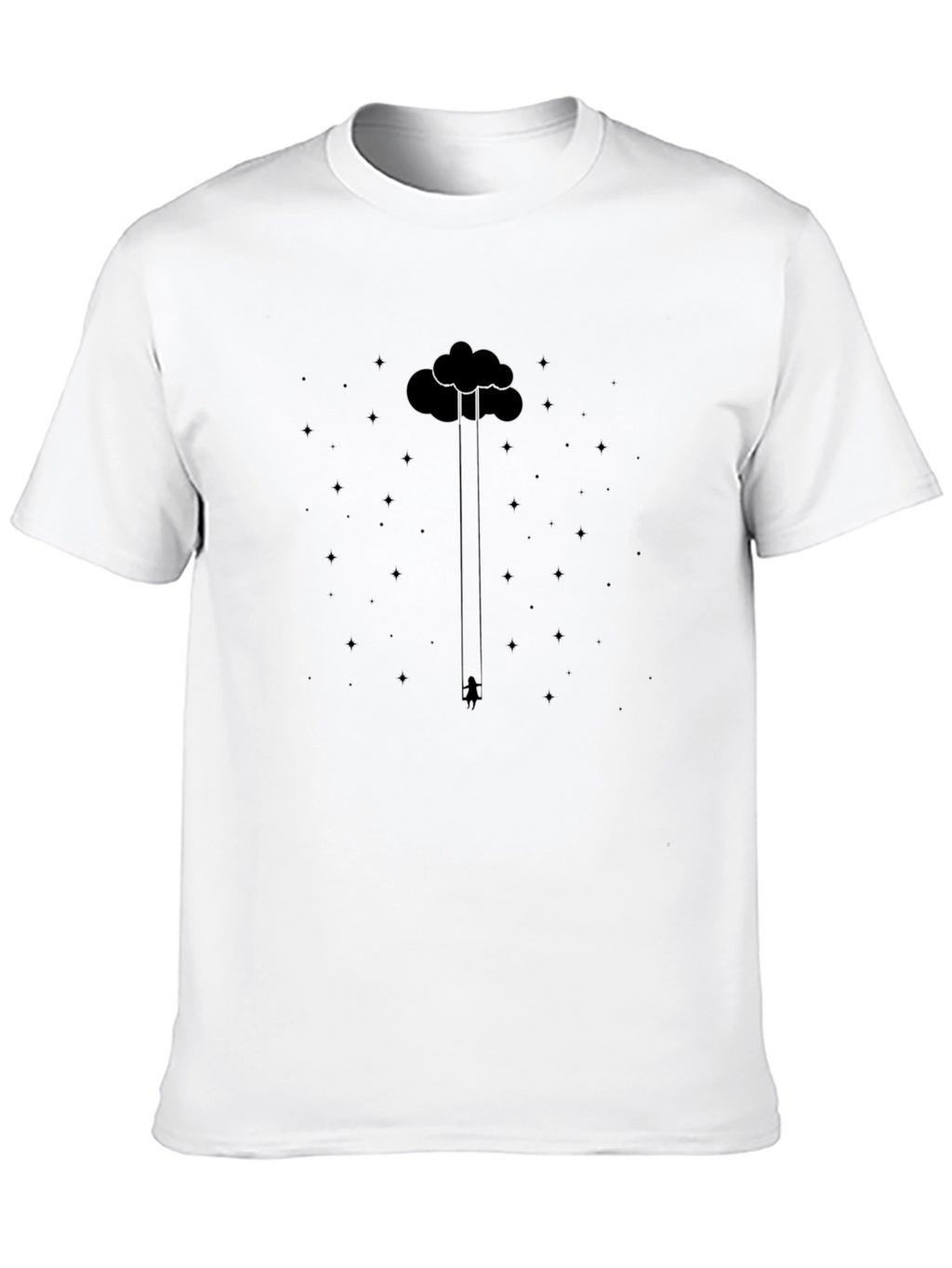 Cloud Climber Graphic Tee - Soft Black T-Shirt
