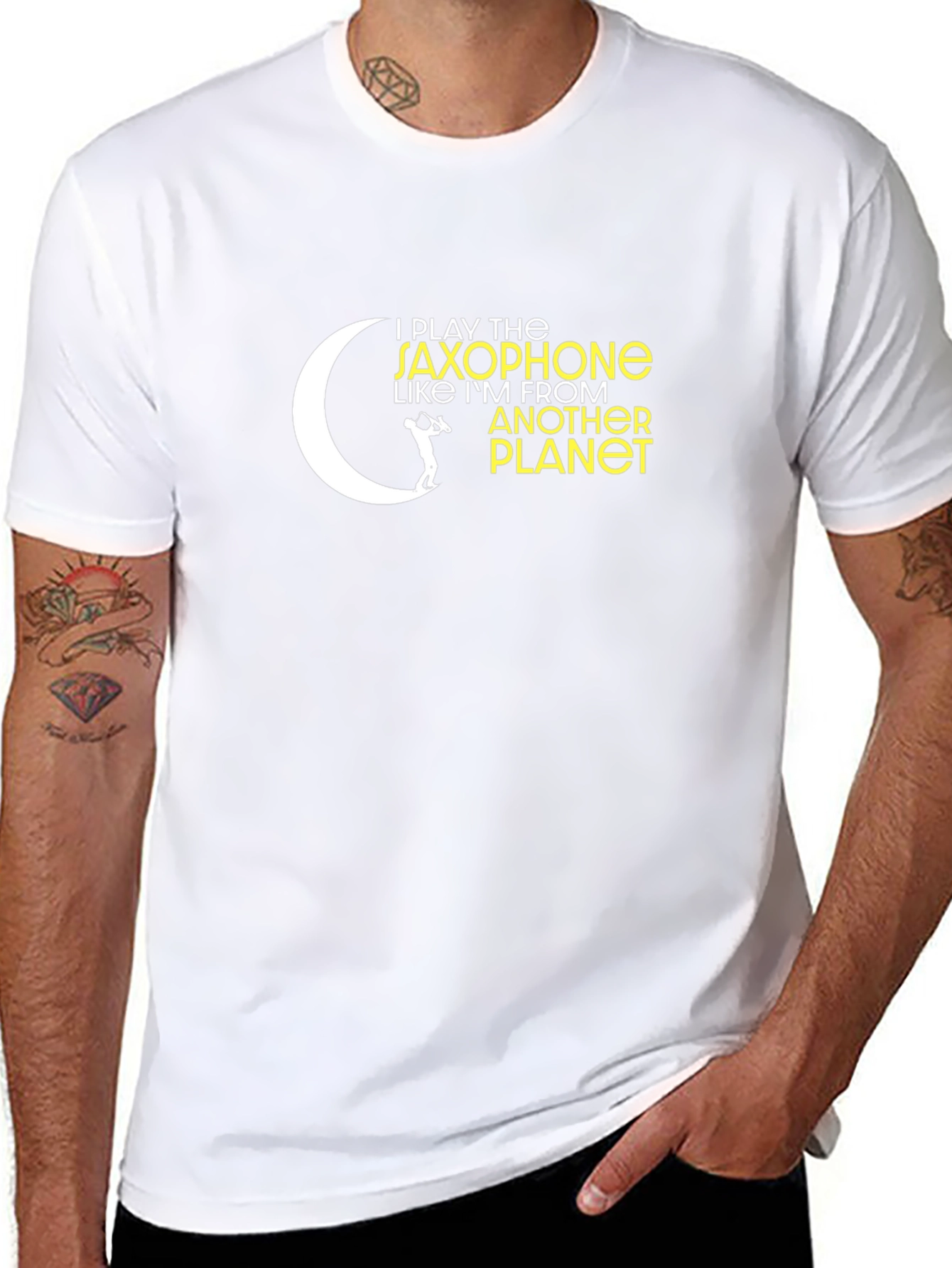 I Play Saxophone Like Im From Another Planet T-Shirt