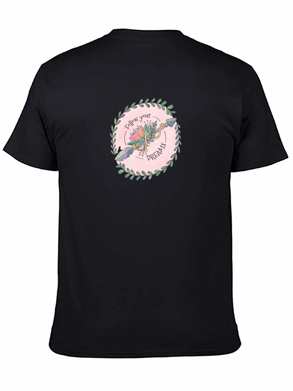 Follow Your Dreams Graphic Tee - Unisex Black T-Shirt
