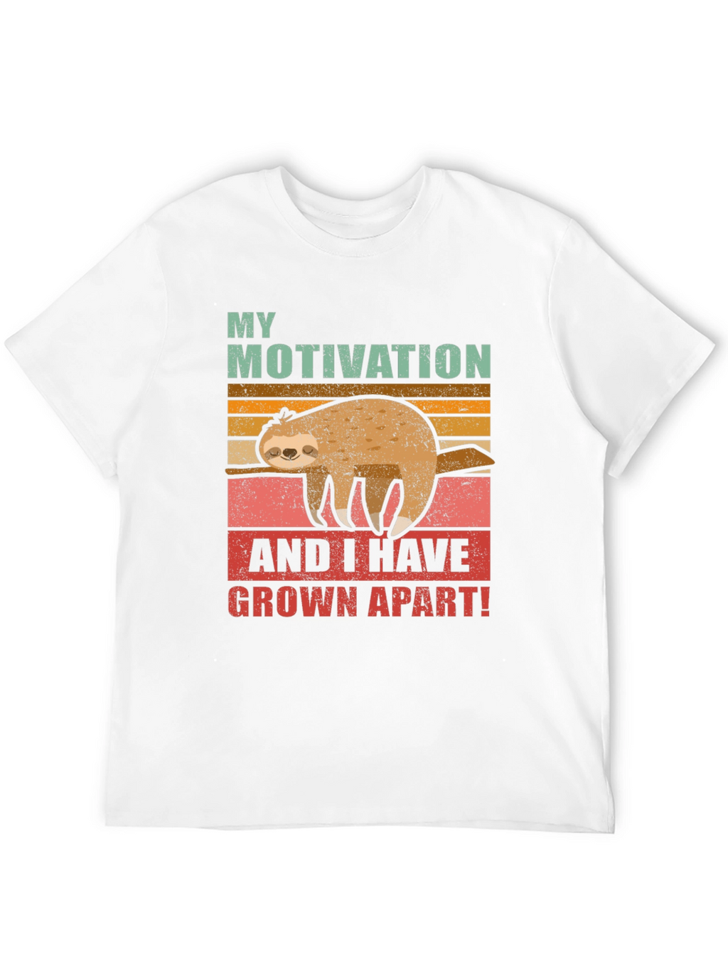 Funny Sloth Motivation T-Shirt