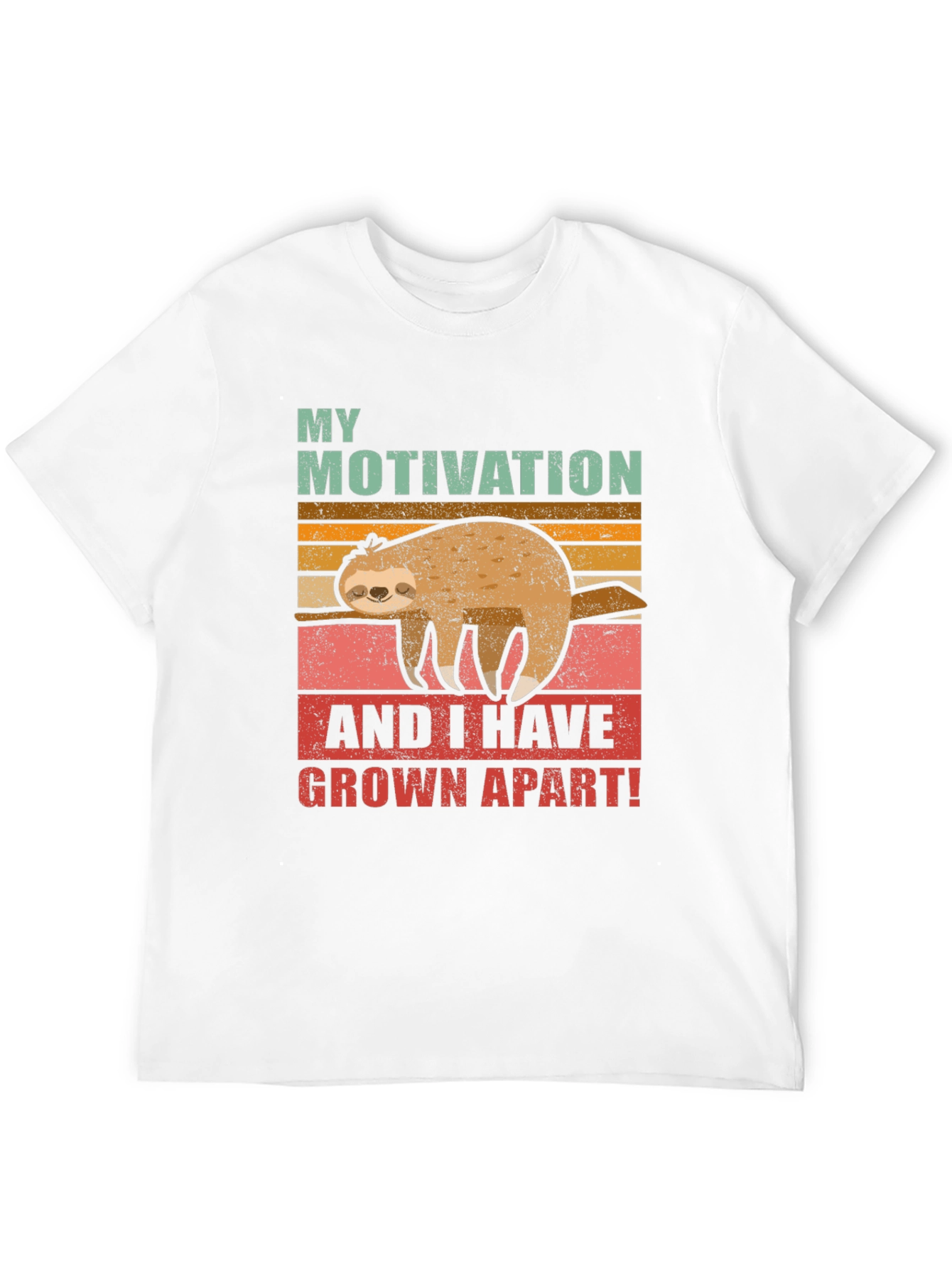 Funny Sloth Motivation T-Shirt