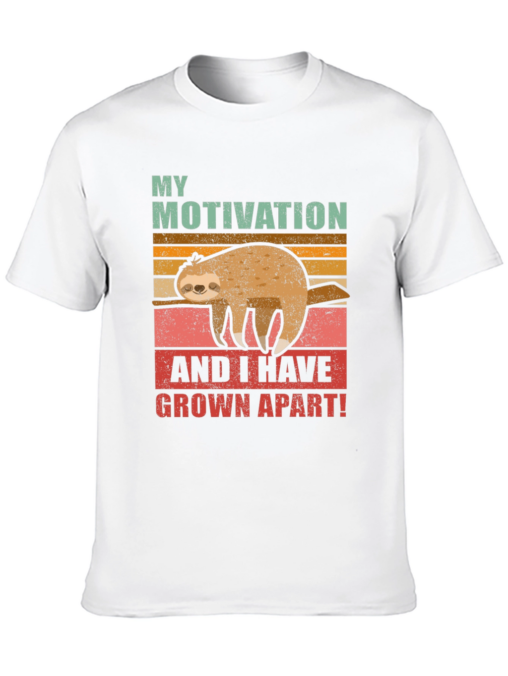 Funny Sloth Motivation T-Shirt