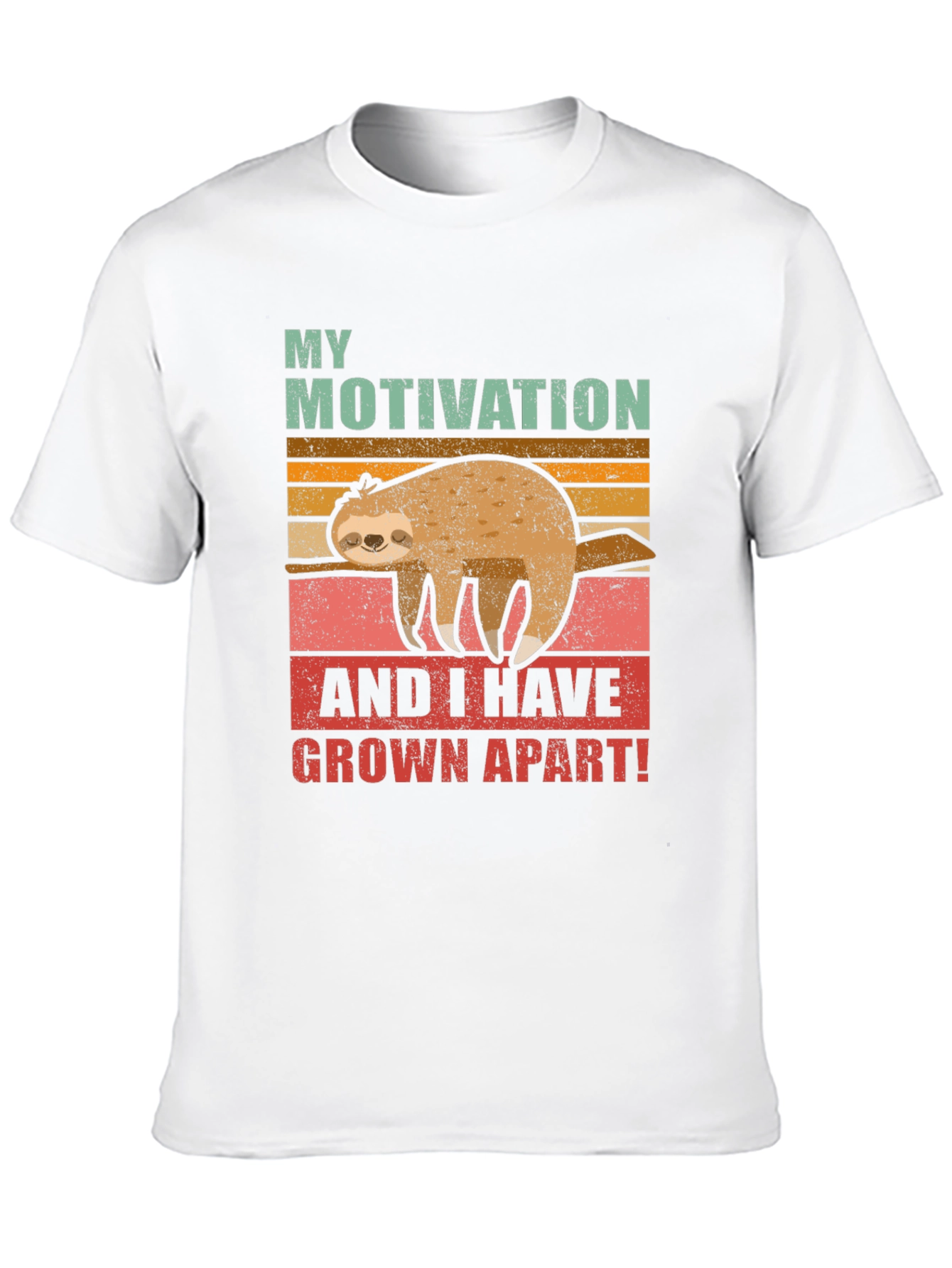 Funny Sloth Motivation T-Shirt
