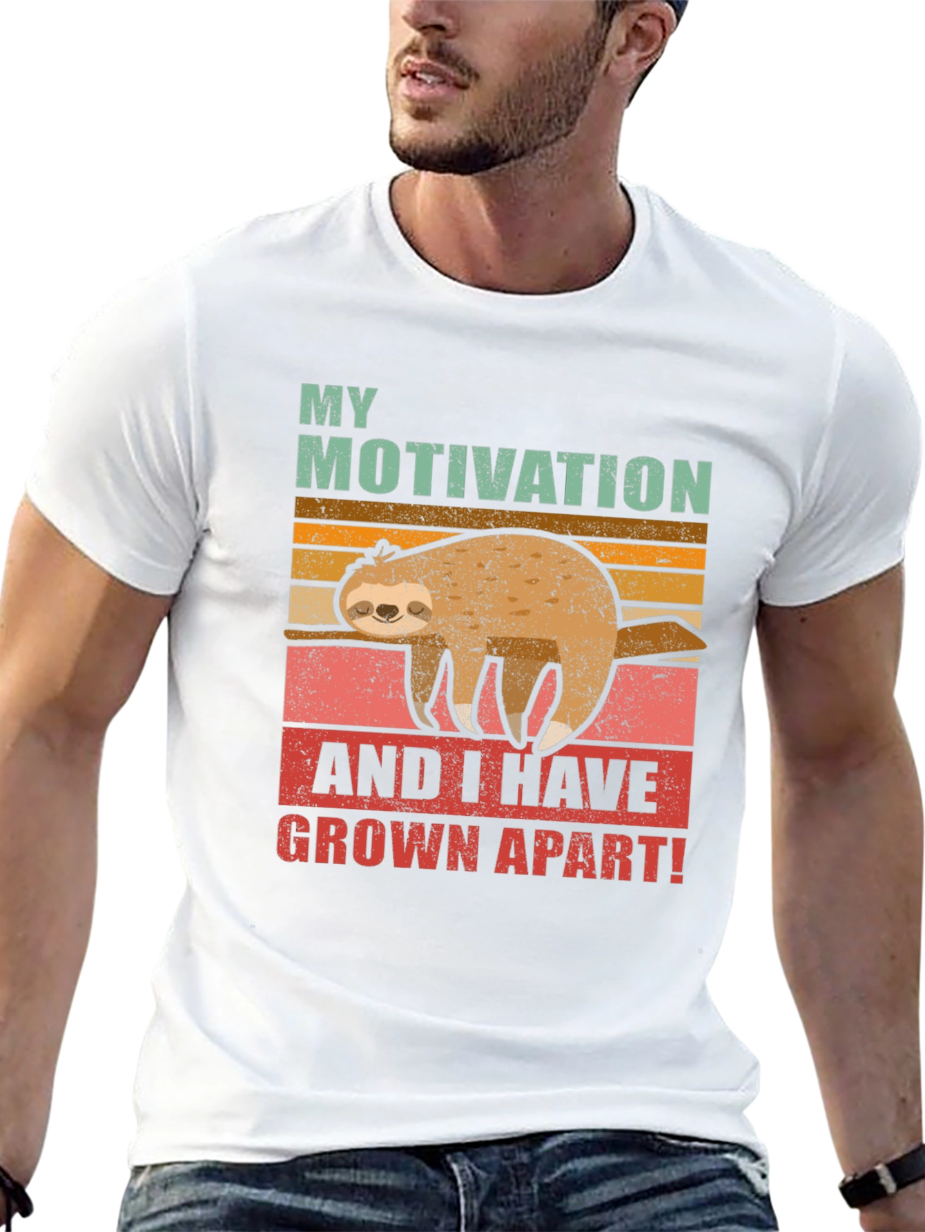 Funny Sloth Motivation T-Shirt
