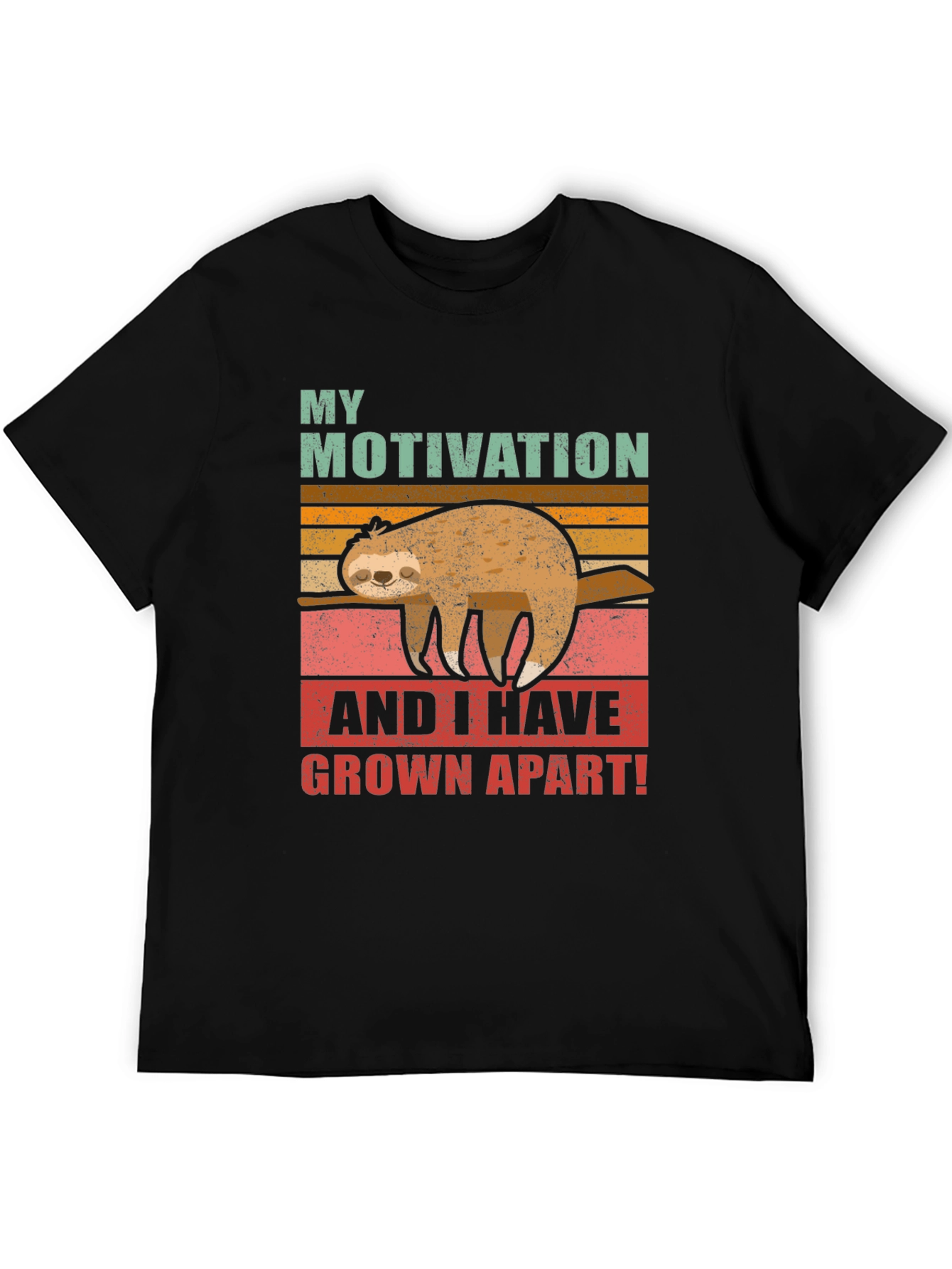 Funny Sloth Motivation T-Shirt