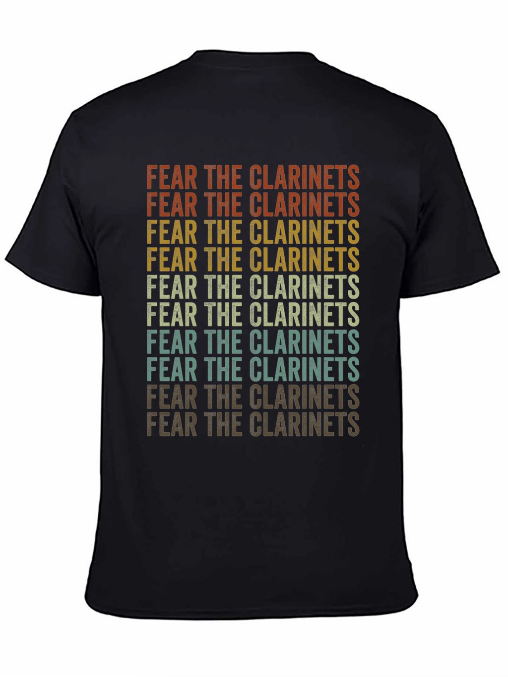Fear the Clarinets Retro Graphic T-Shirt