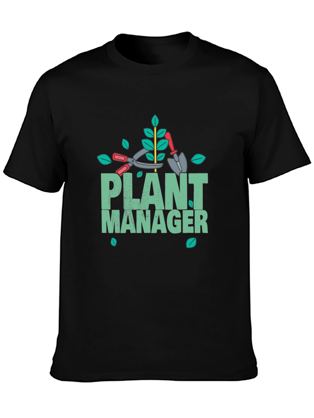 Plant Manager Gardening T-Shirt - Black