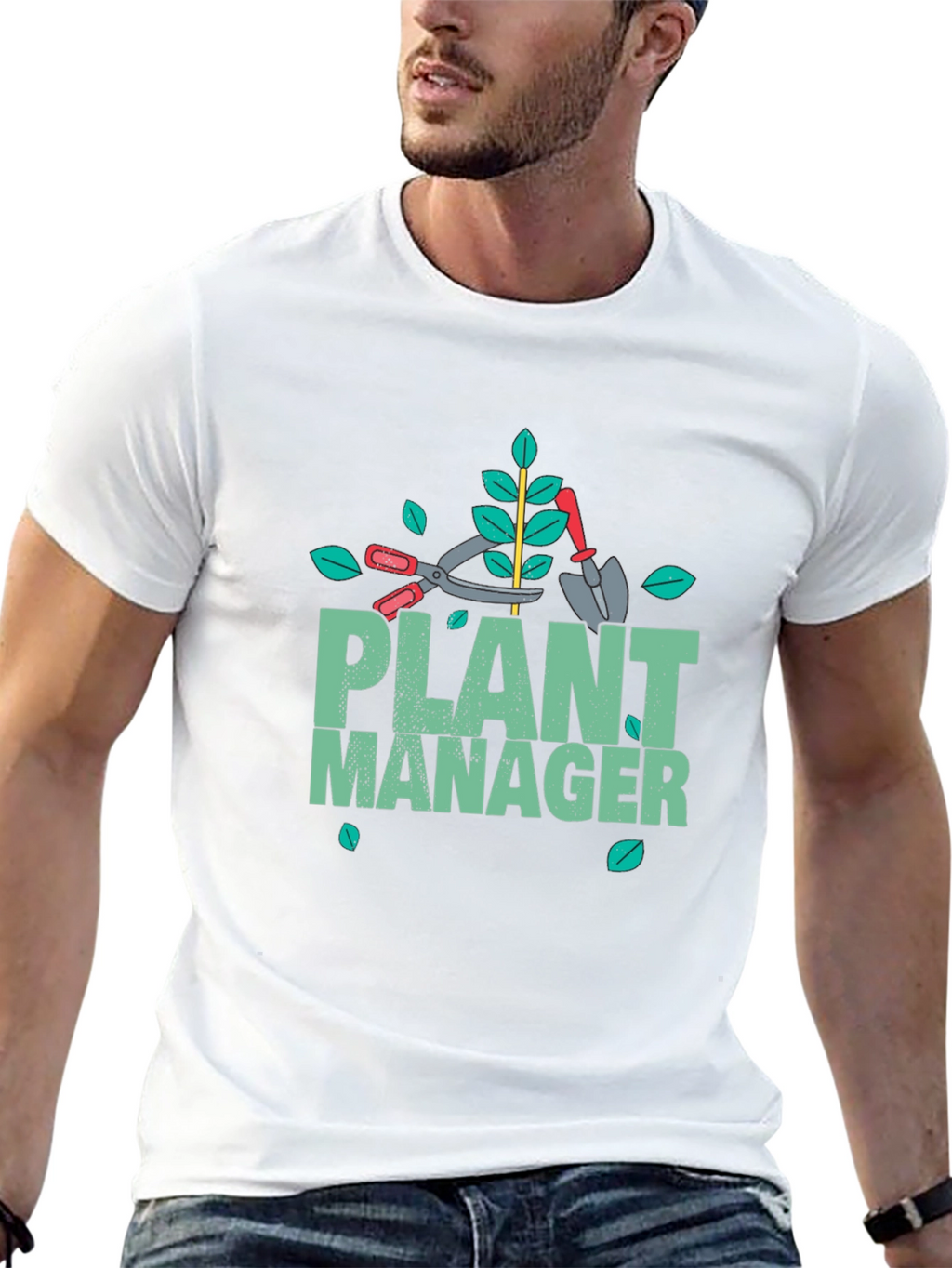 Plant Manager Gardening T-Shirt - Black