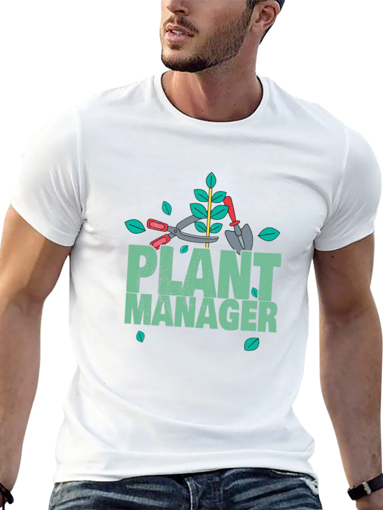 Plant Manager Gardening T-Shirt - Black