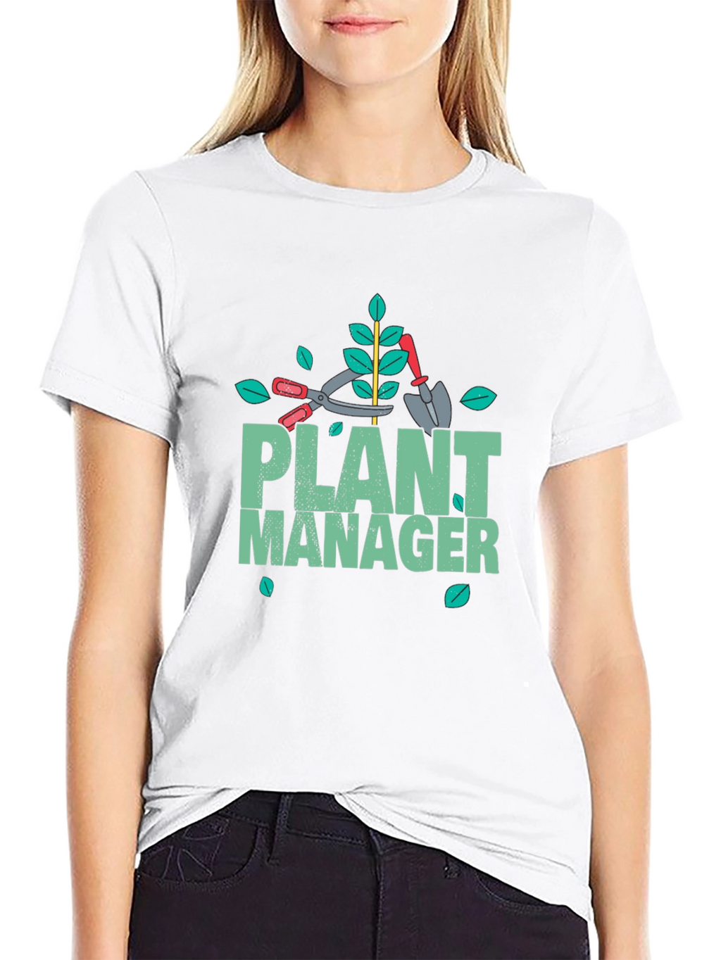 Plant Manager Gardening T-Shirt - Black