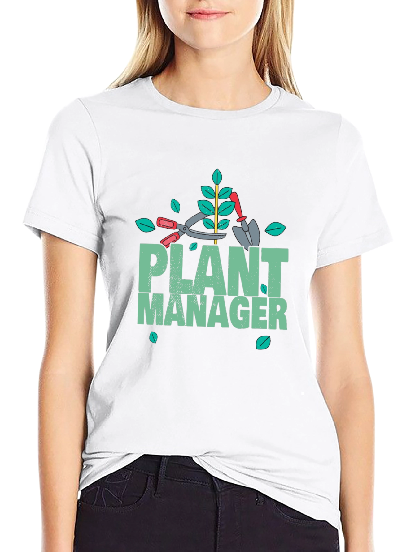 Plant Manager Gardening T-Shirt - Black