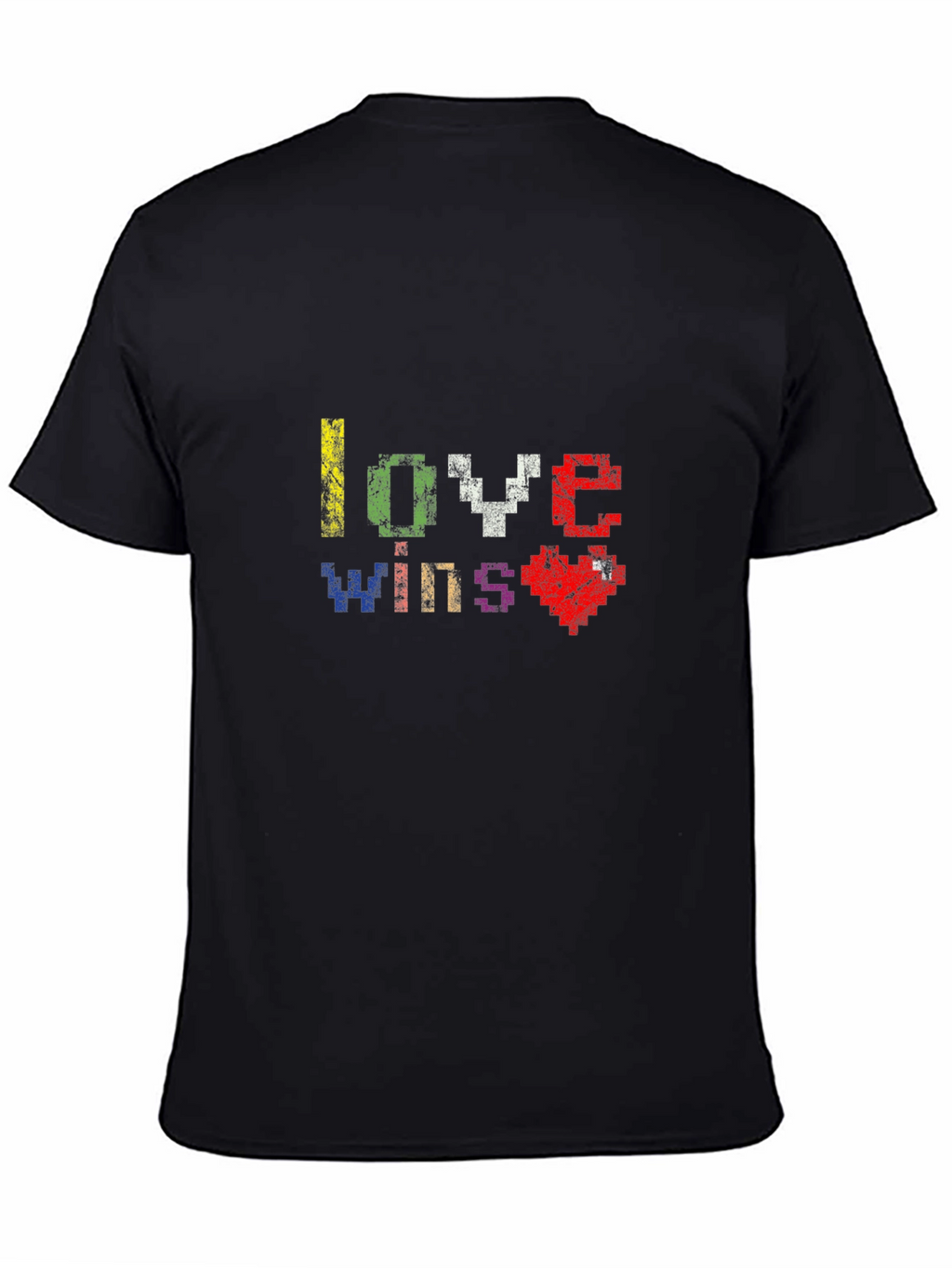 Love Wins Pixel Art Pride T-Shirt