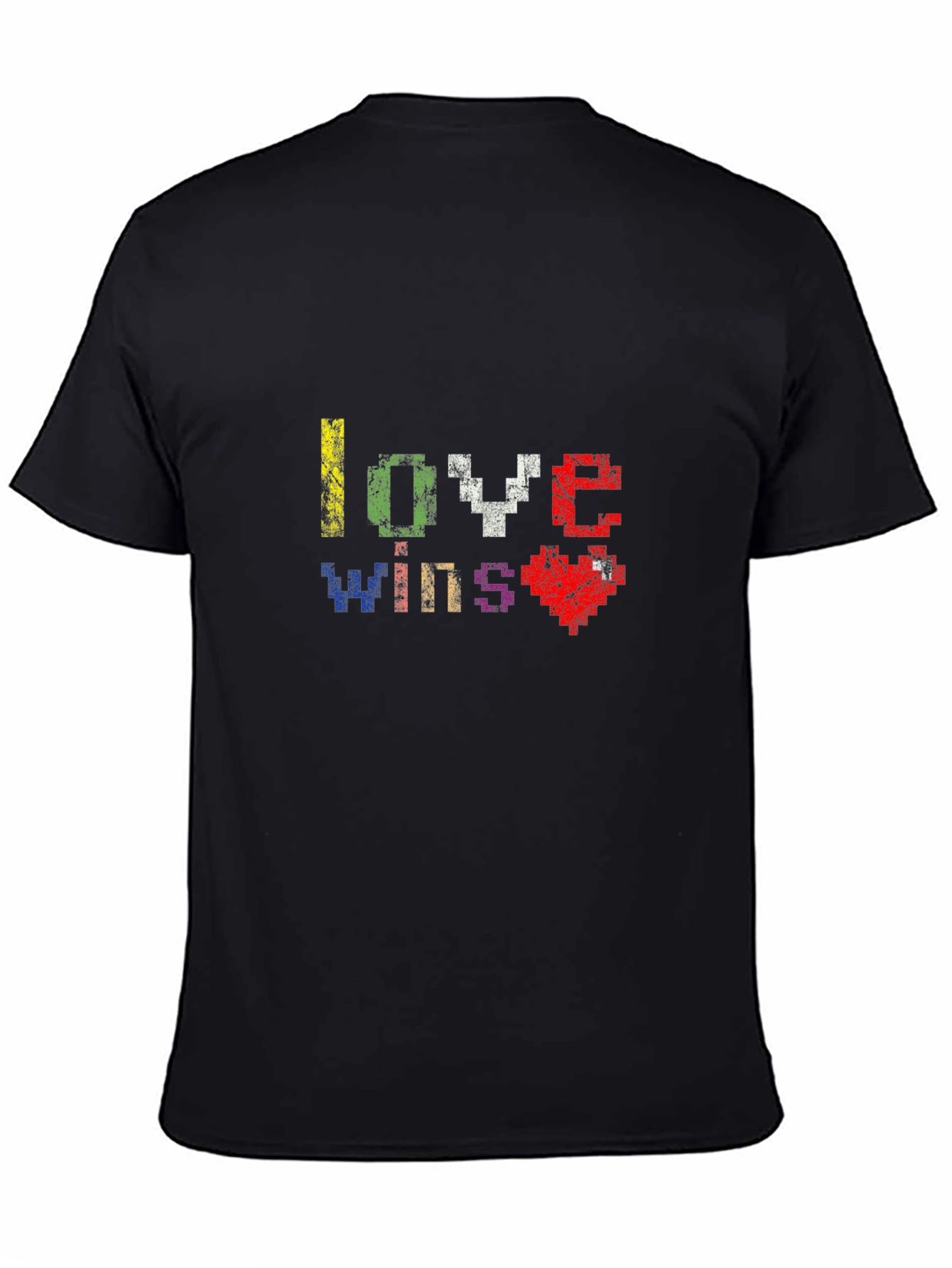 Love Wins Pixel Art Pride T-Shirt