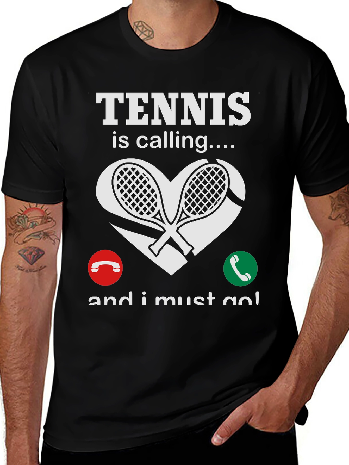 Tennis Calling T-Shirt -  Funny Gift for Tennis Players