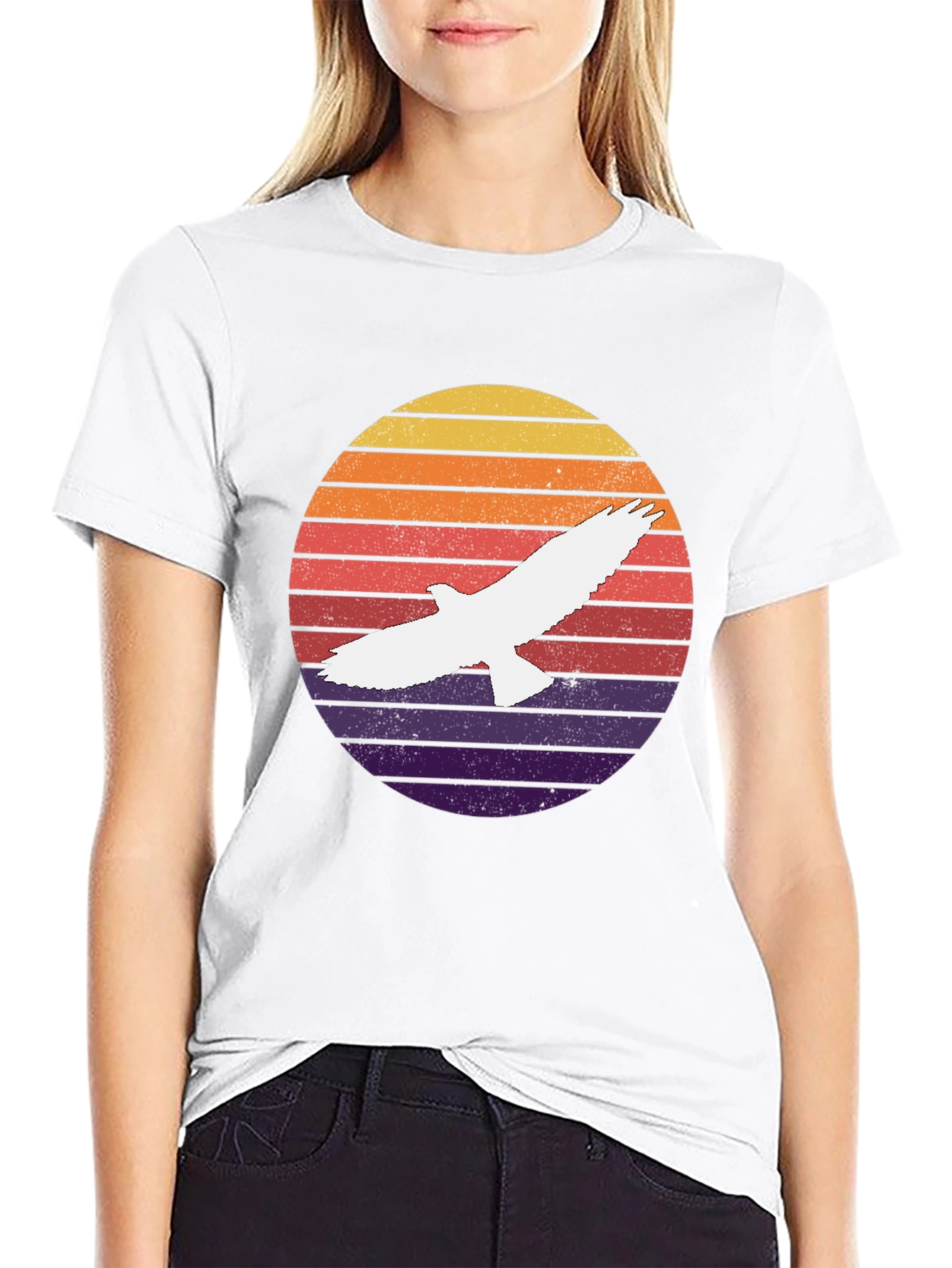Retro Eagle Sunset T-Shirt