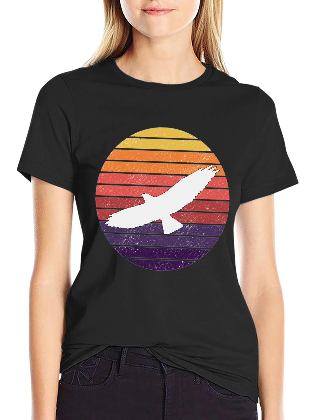 Retro Eagle Sunset T-Shirt