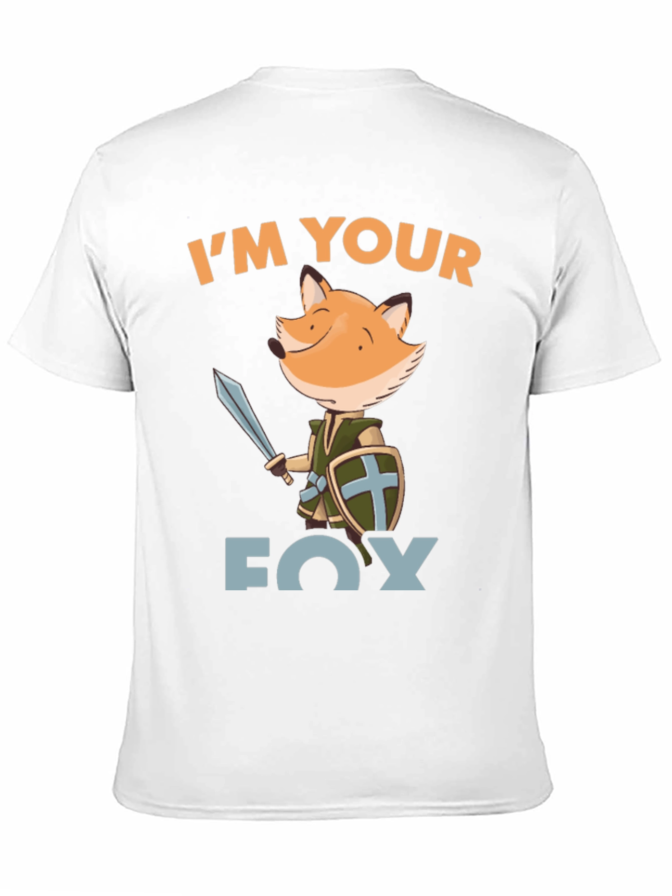 Im Your Fox Knight Graphic Tee - Black