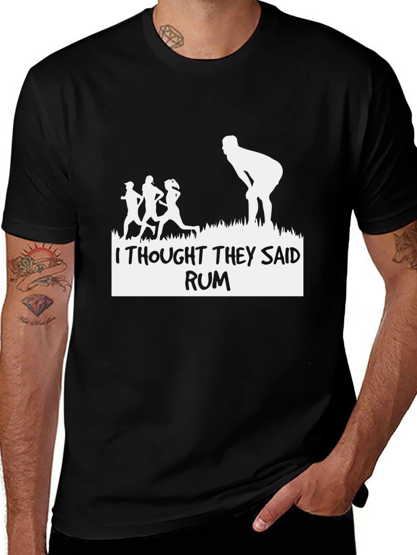 Funny I Thought They Said Rum Black T-Shirt