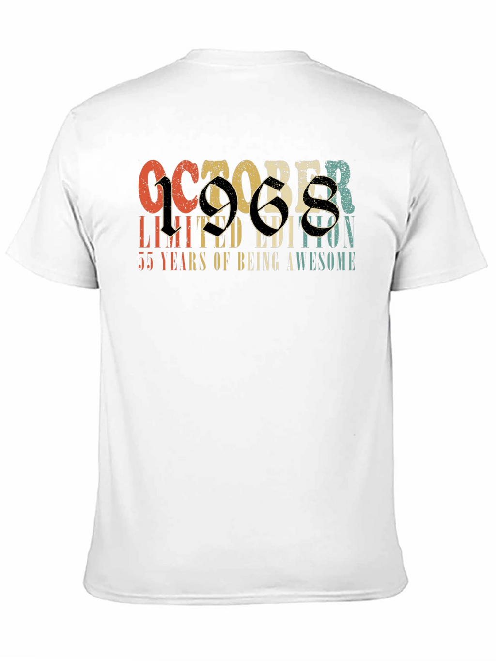 October 1968 Limited Edition Birthday T-Shirt