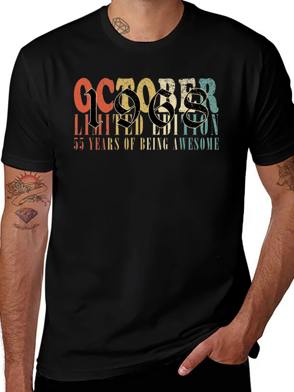 October 1968 Limited Edition Birthday T-Shirt