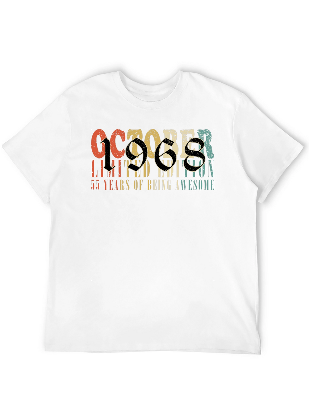 October 1968 Limited Edition Birthday T-Shirt