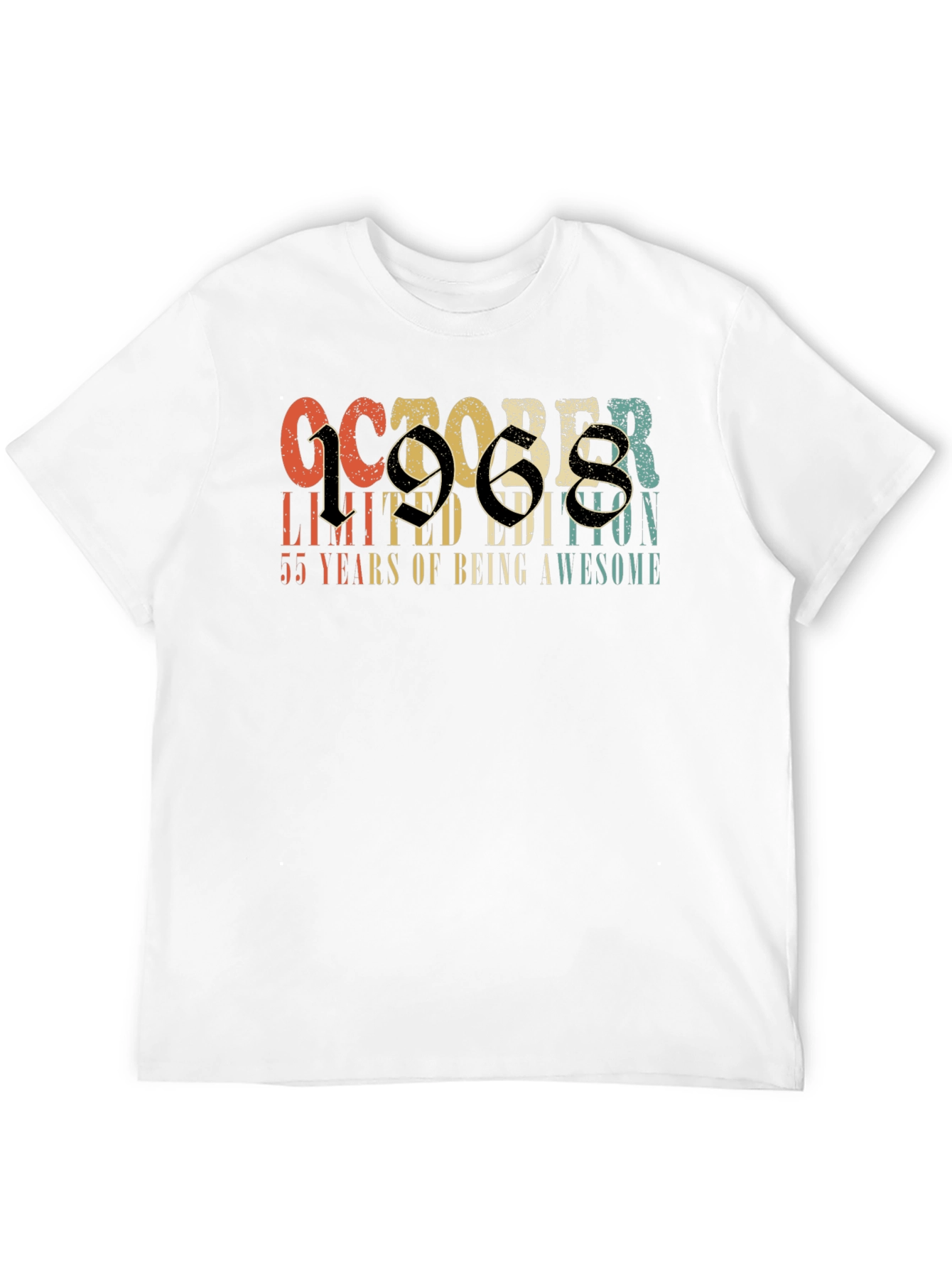 October 1968 Limited Edition Birthday T-Shirt