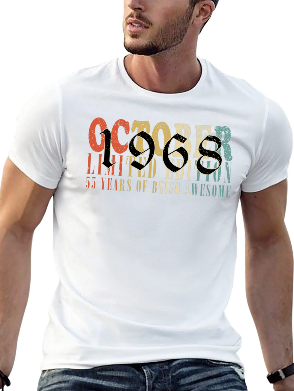 October 1968 Limited Edition Birthday T-Shirt