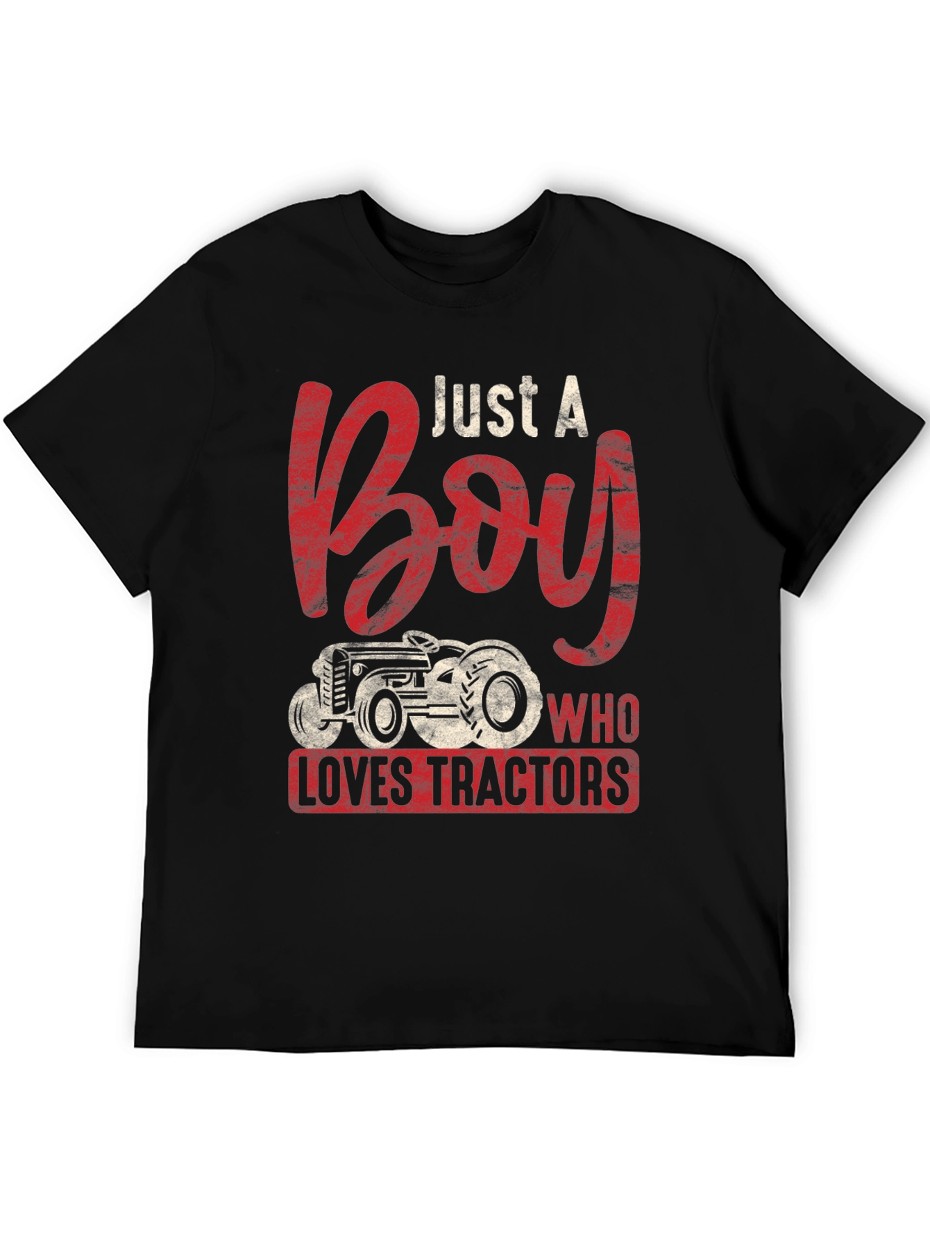Just A Boy Who Loves Tractors T-Shirt